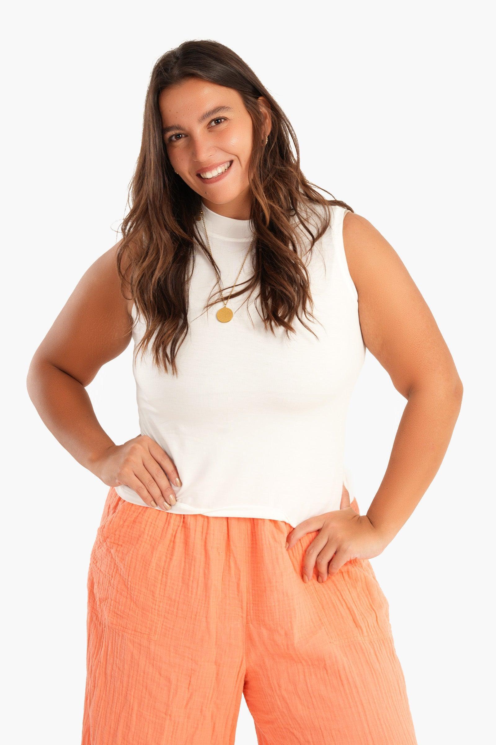 Clue - Viscose High Neck Top 2