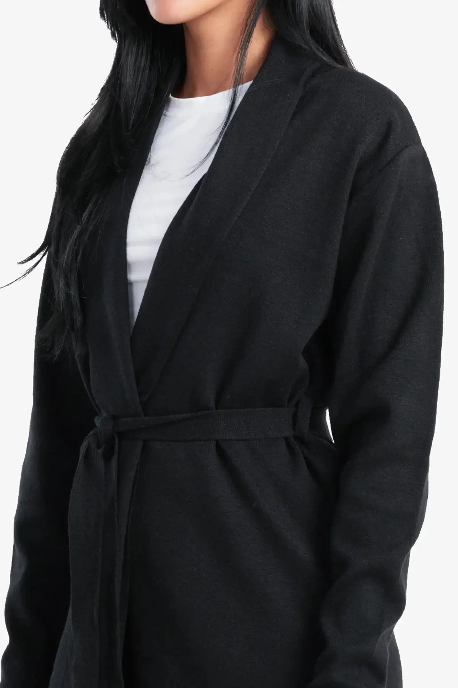 Carina - Lounge Cardigan with Folded Collar 7