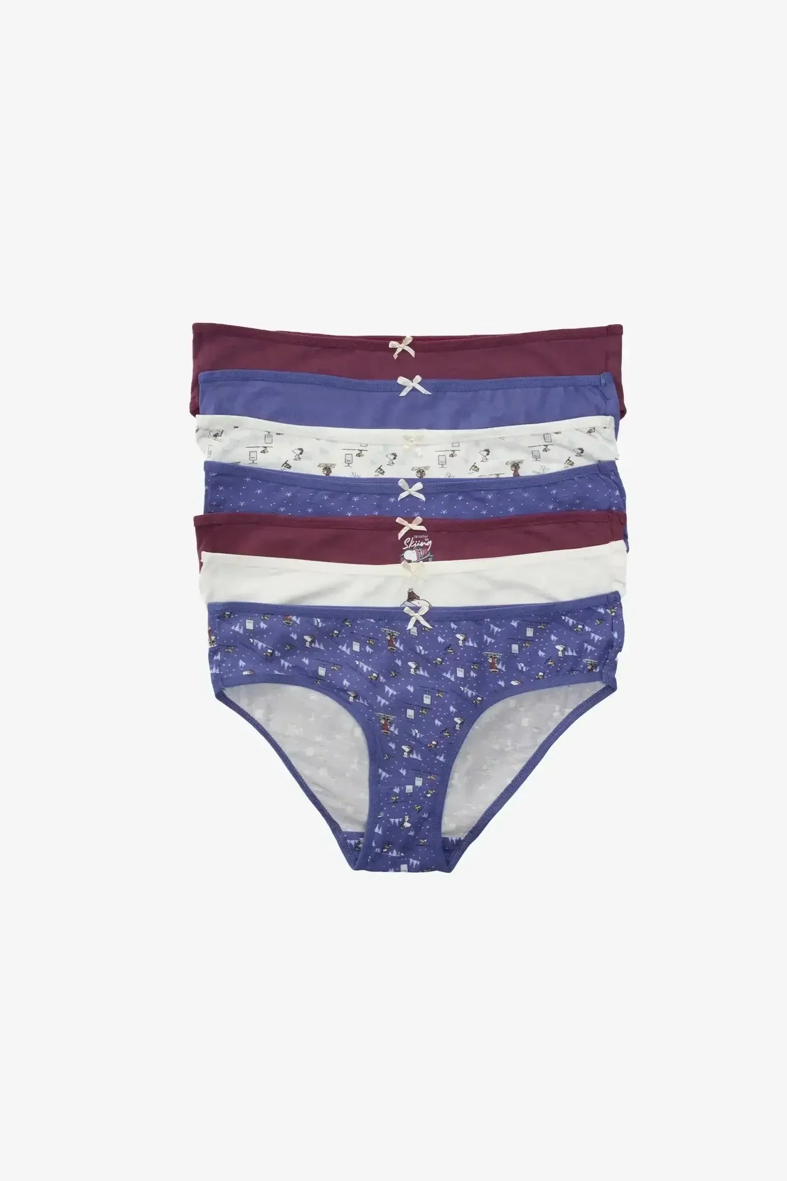 Carina - Pack of 7 Colored Bikini Panties 6