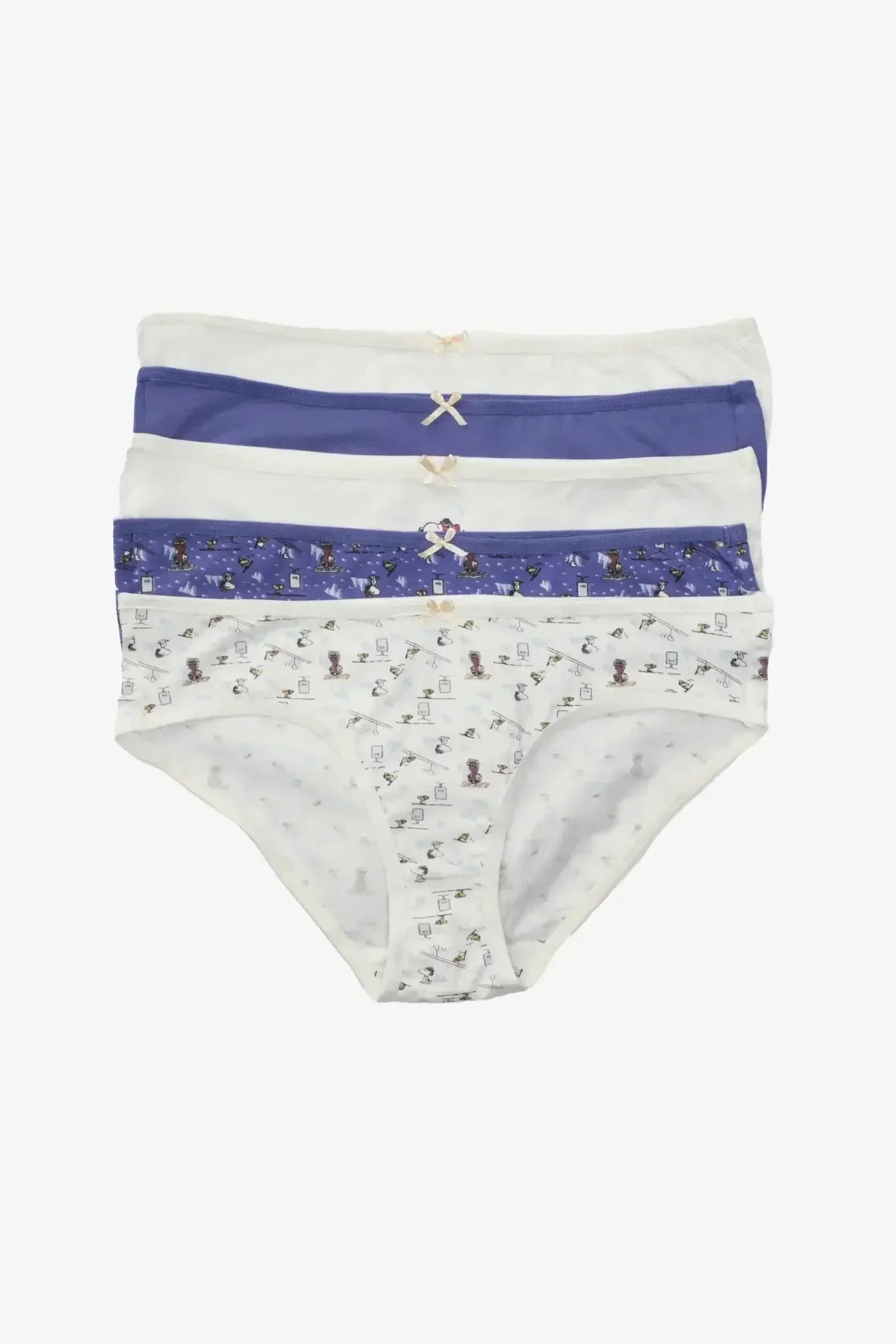 Carina - Pack of 5 Colored Bikini Panties 2