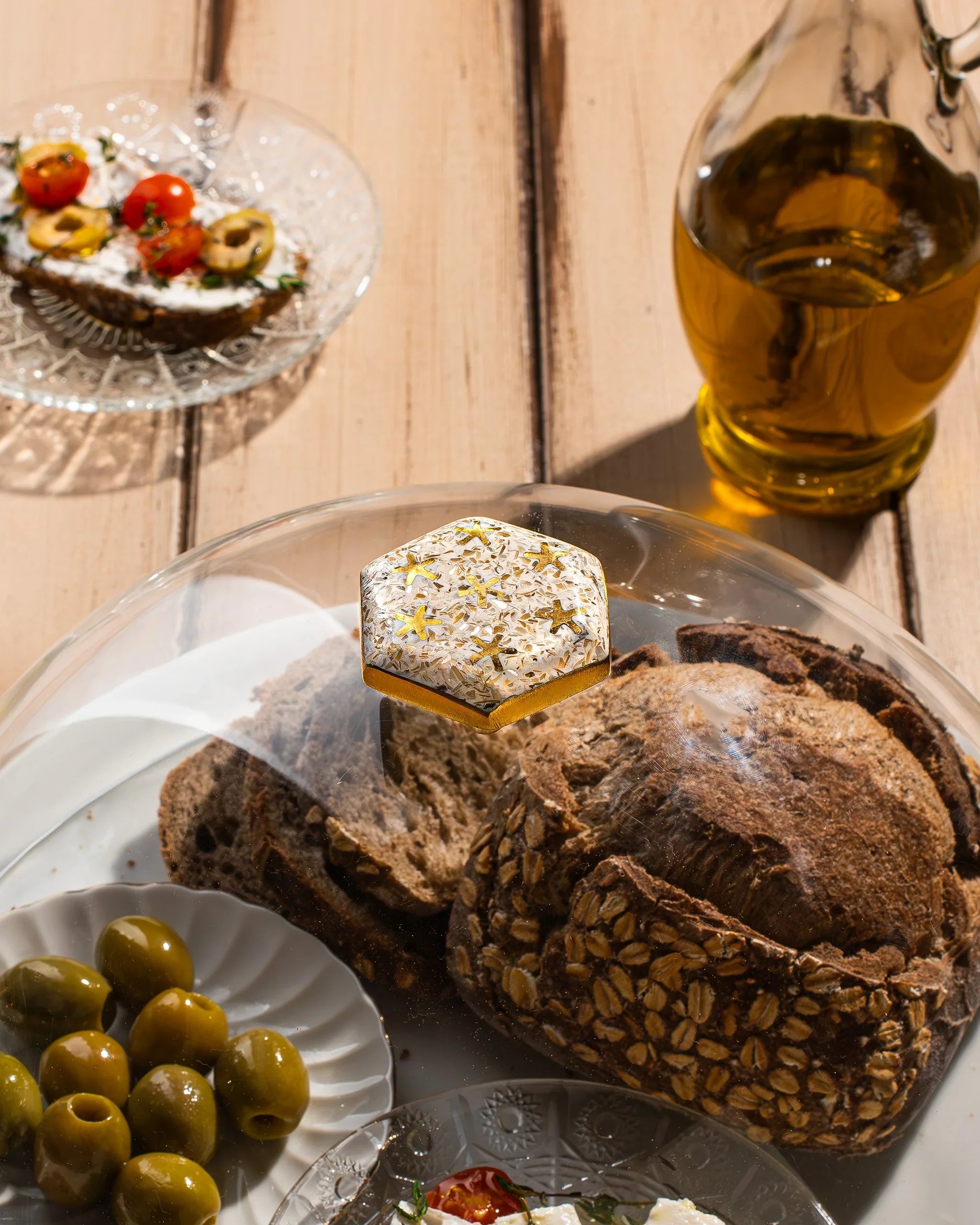 Rechote - Starline Rounded porcelain serving plate 2