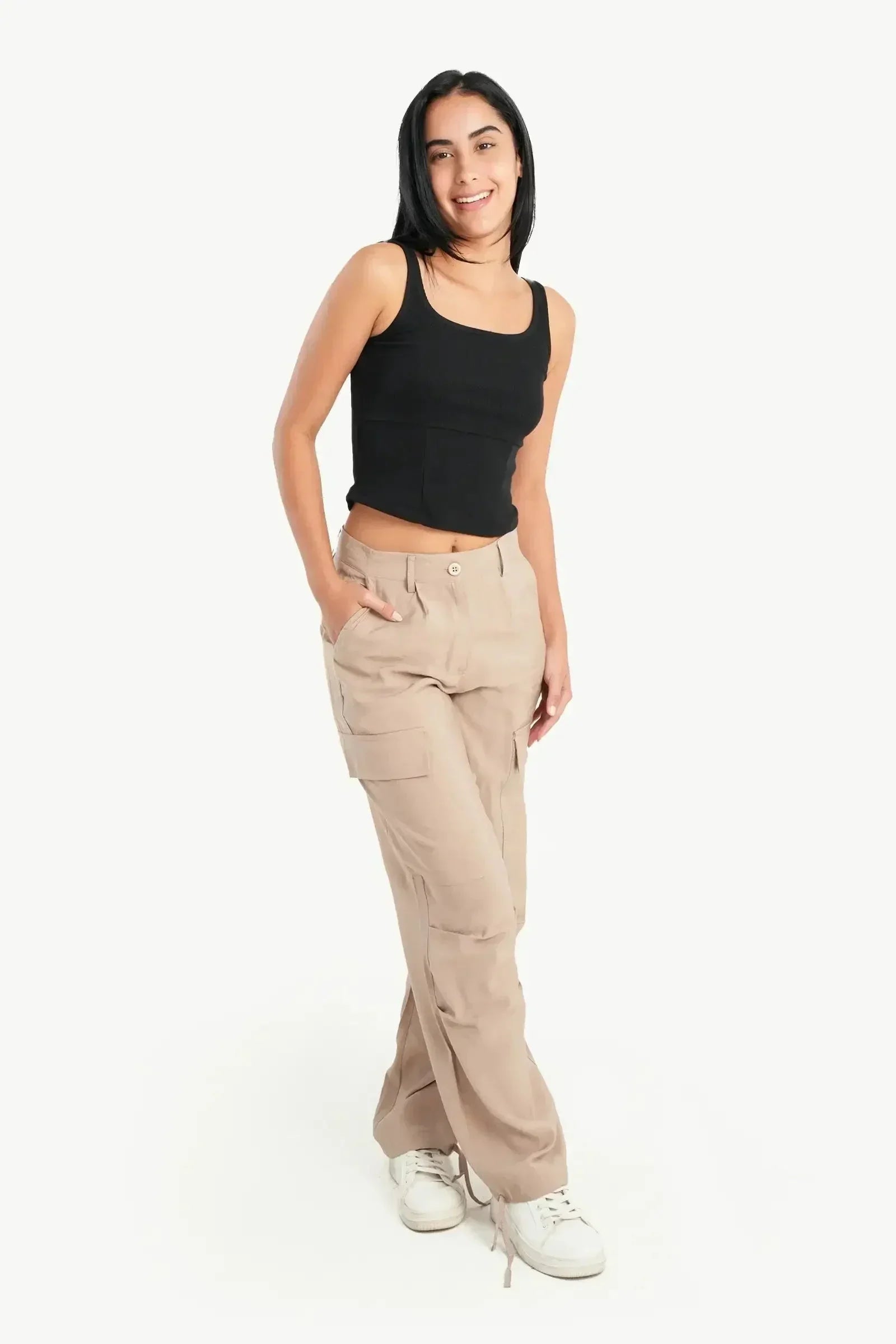 Carina - Cargo Pants with Drawstring 14