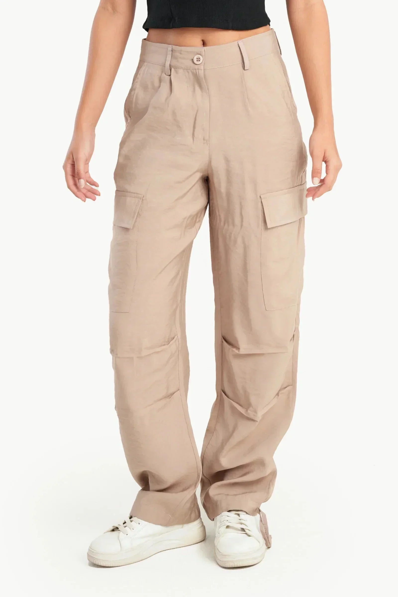 Carina - Cargo Pants with Drawstring 1