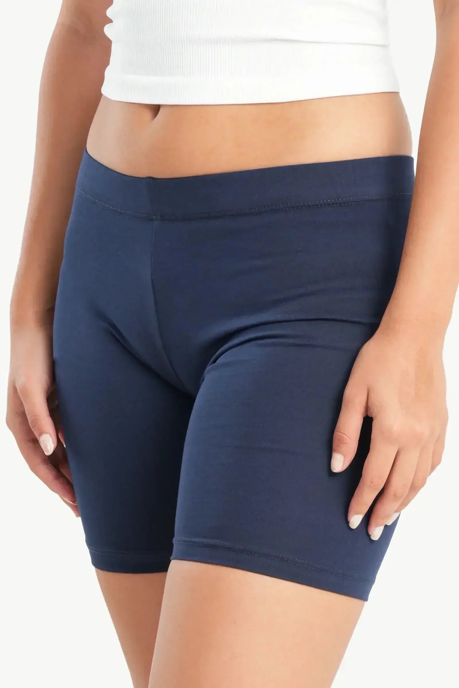 Carina - Slim Fit Cotton Leggings Short 7