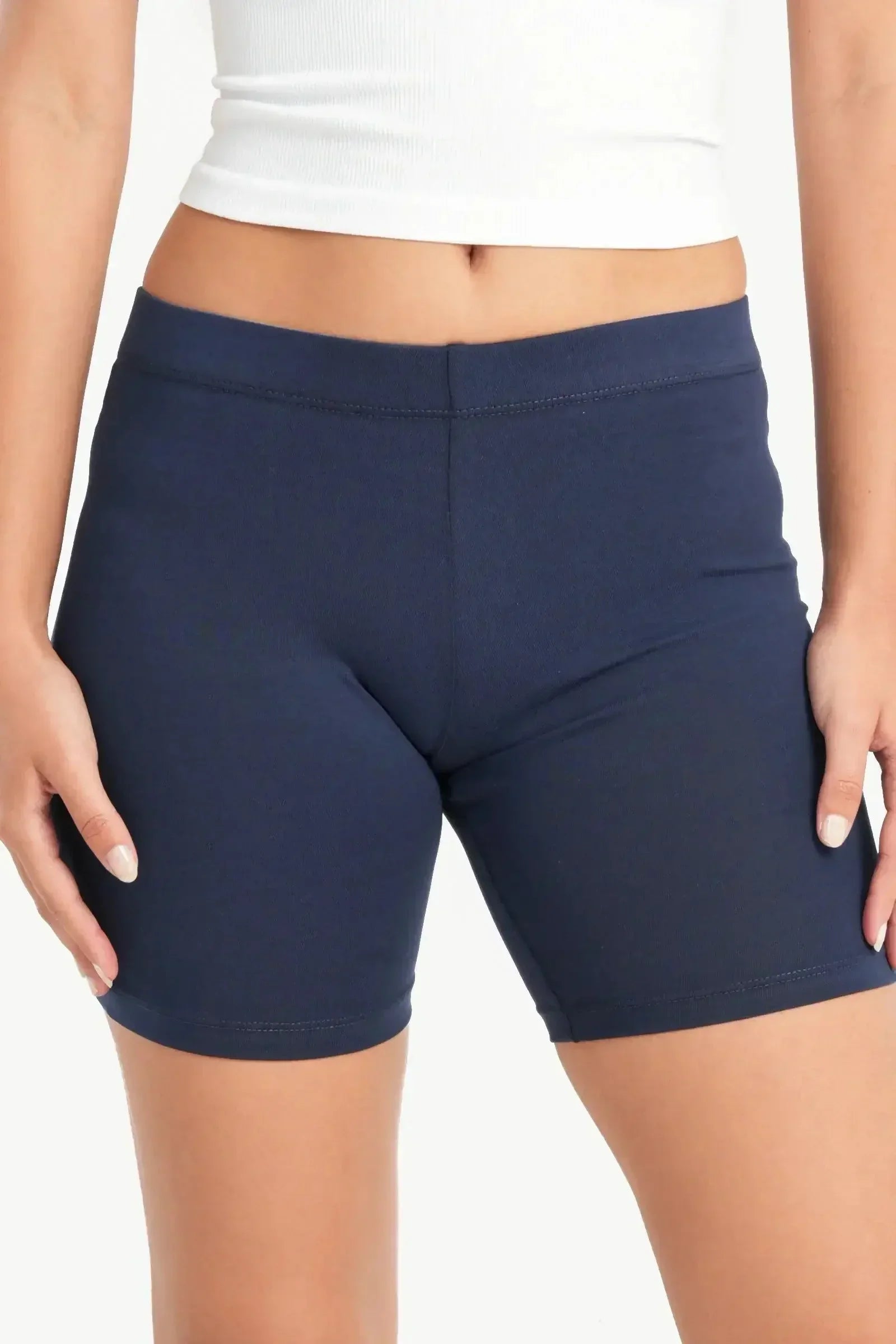 Carina - Slim Fit Cotton Leggings Short 6