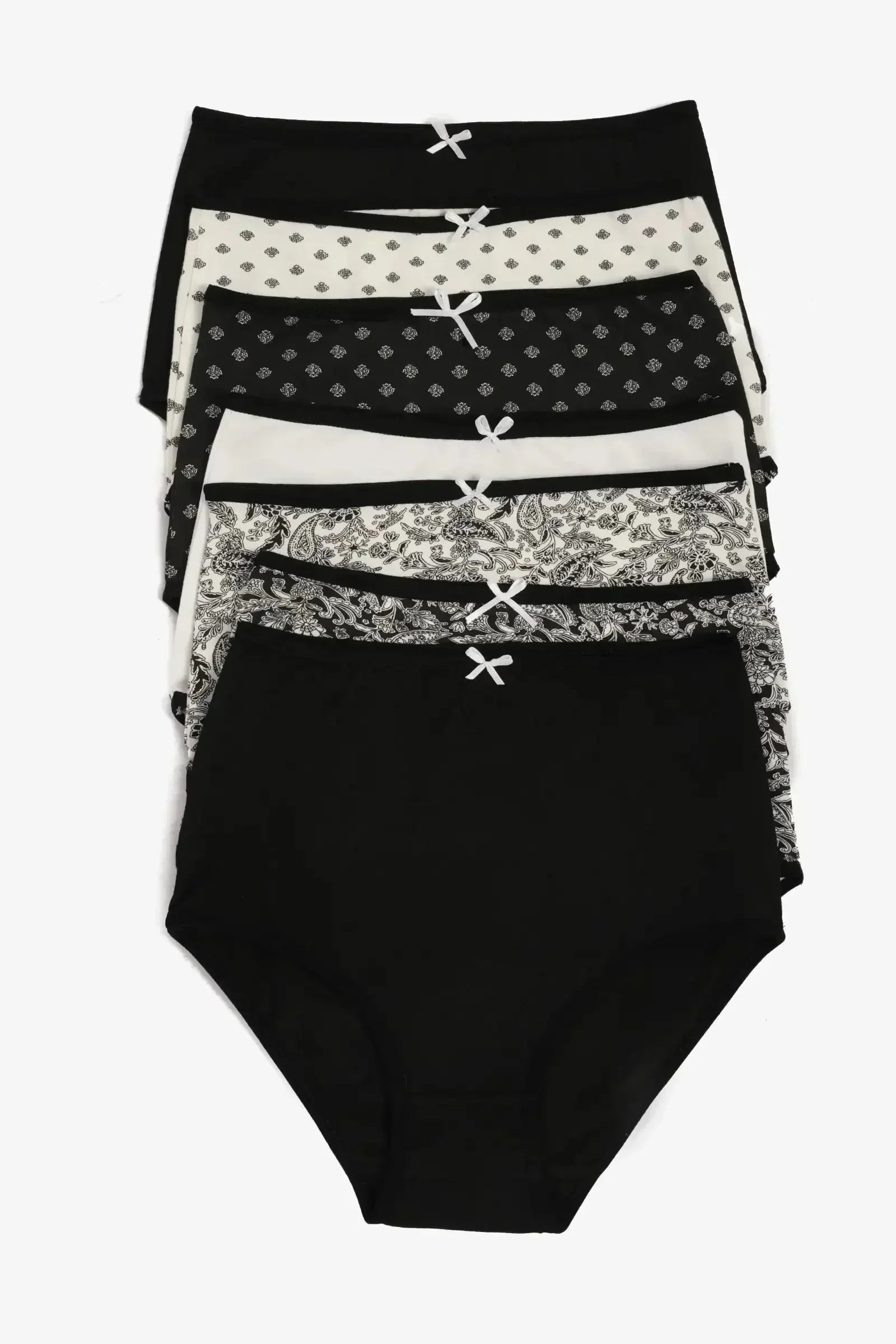 Carina - Pack of 7 Colored Full Brief Panties 1