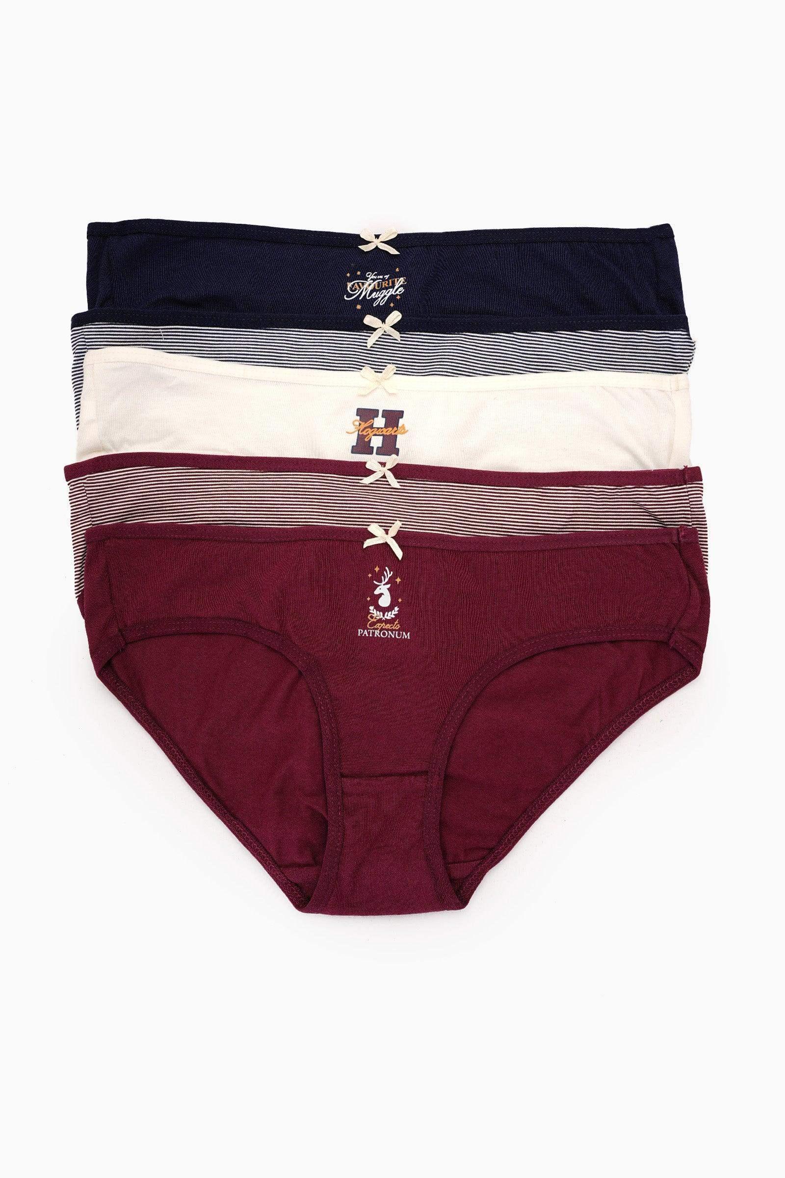 Carina - Pack of 5 Colored Bikini Panties 4