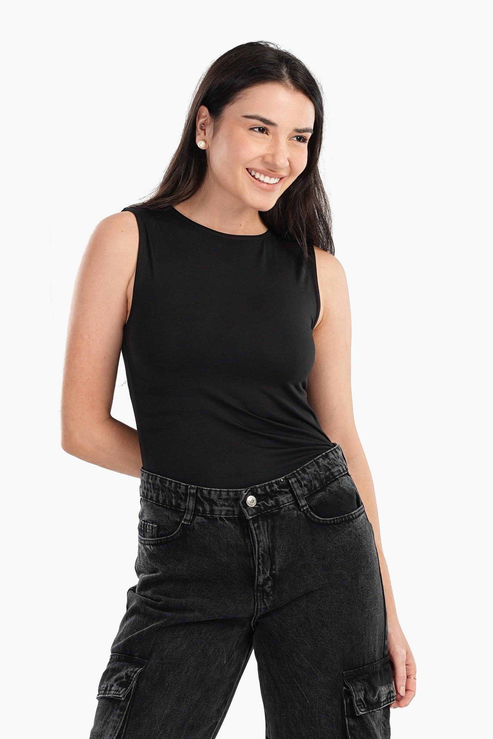 Clue - Round Neck Basic Top 1