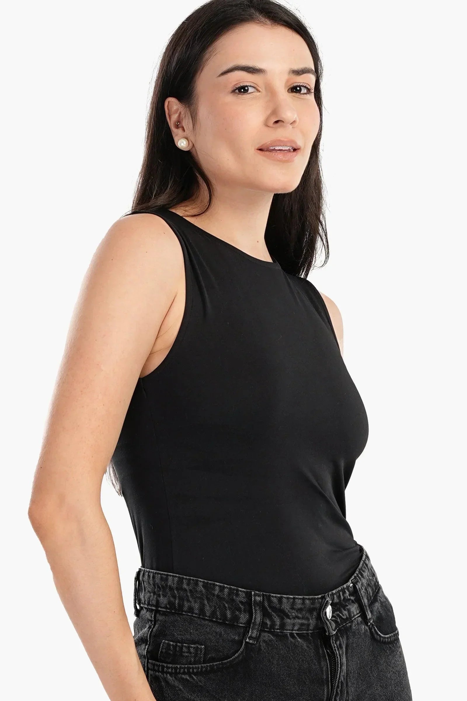 Clue - Round Neck Basic Top 4