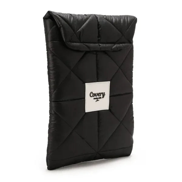 Covery - Black Puffy Laptop Sleeve 2