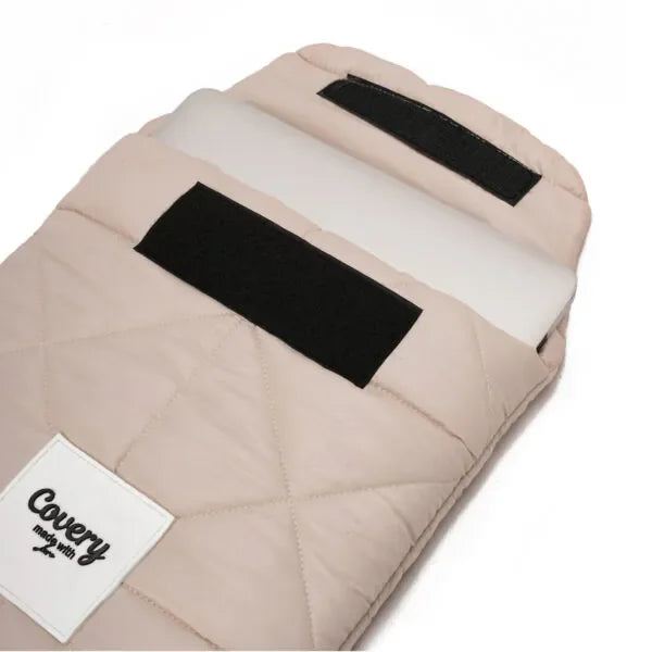 Covery - Begie Puffy Laptop Sleeve 2