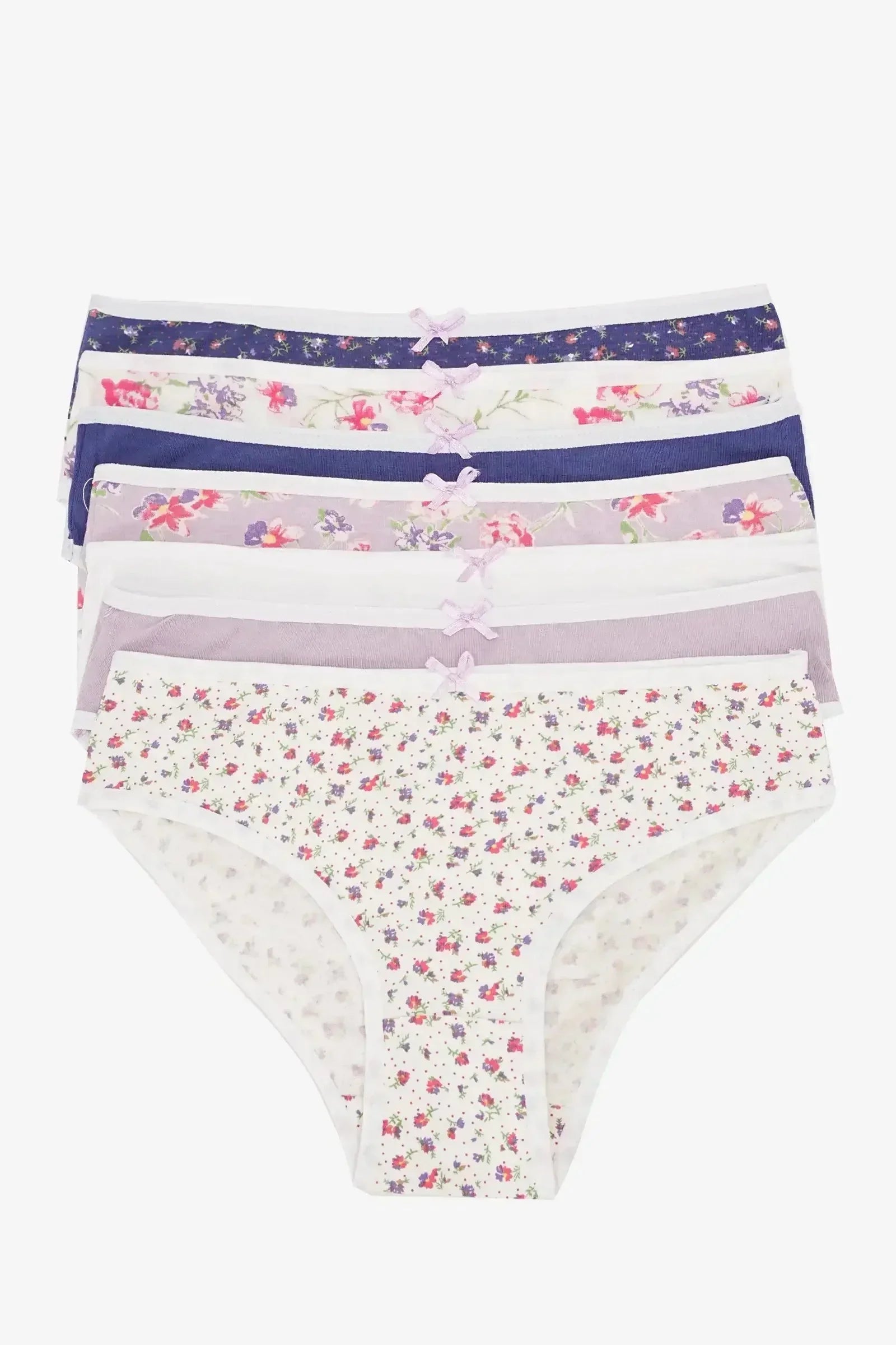 Carina - Pack of 7 Colored Bikini Panties 2