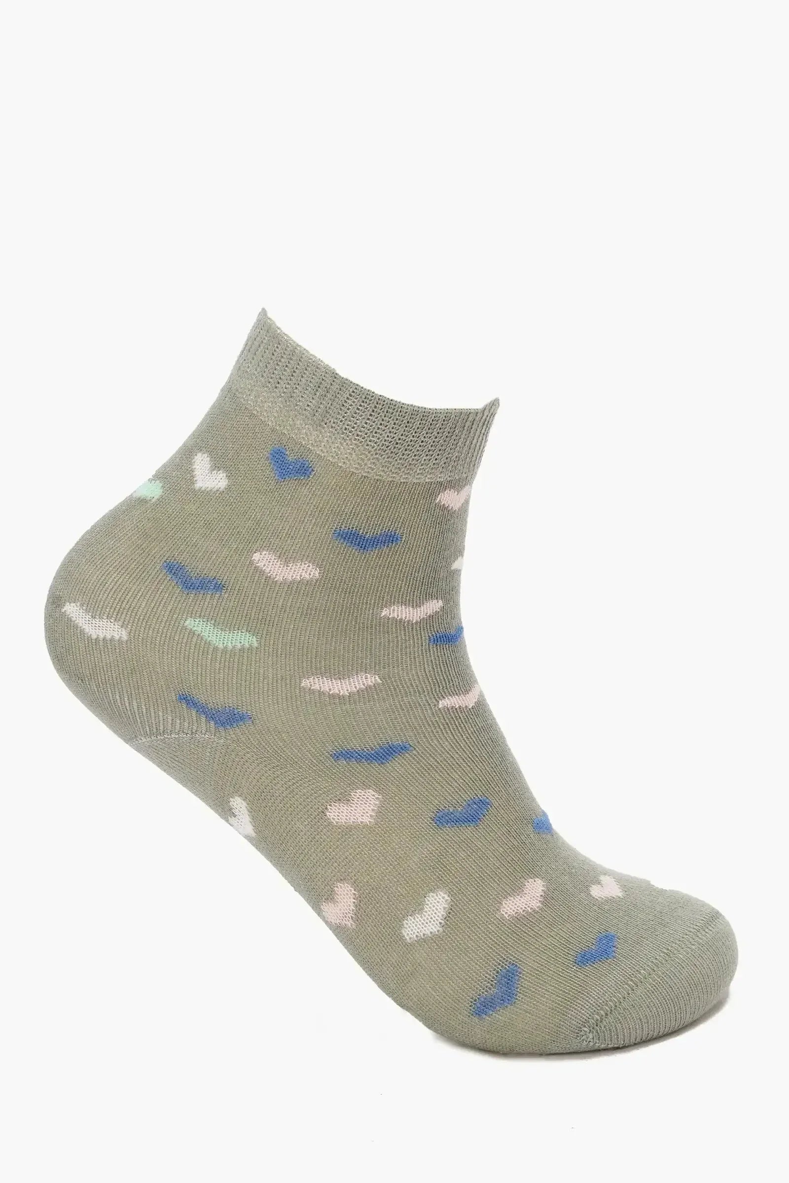 Carina - Girly Hearts Socks - 5 Pairs 2