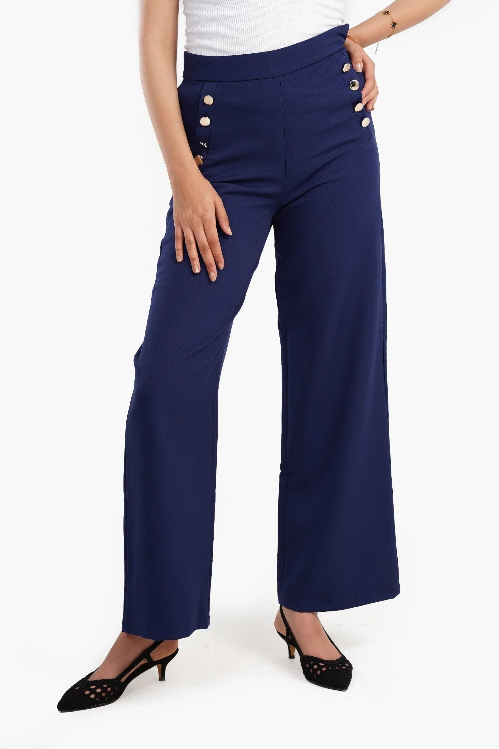 Clue - Pants with 8 Front Buttons 1