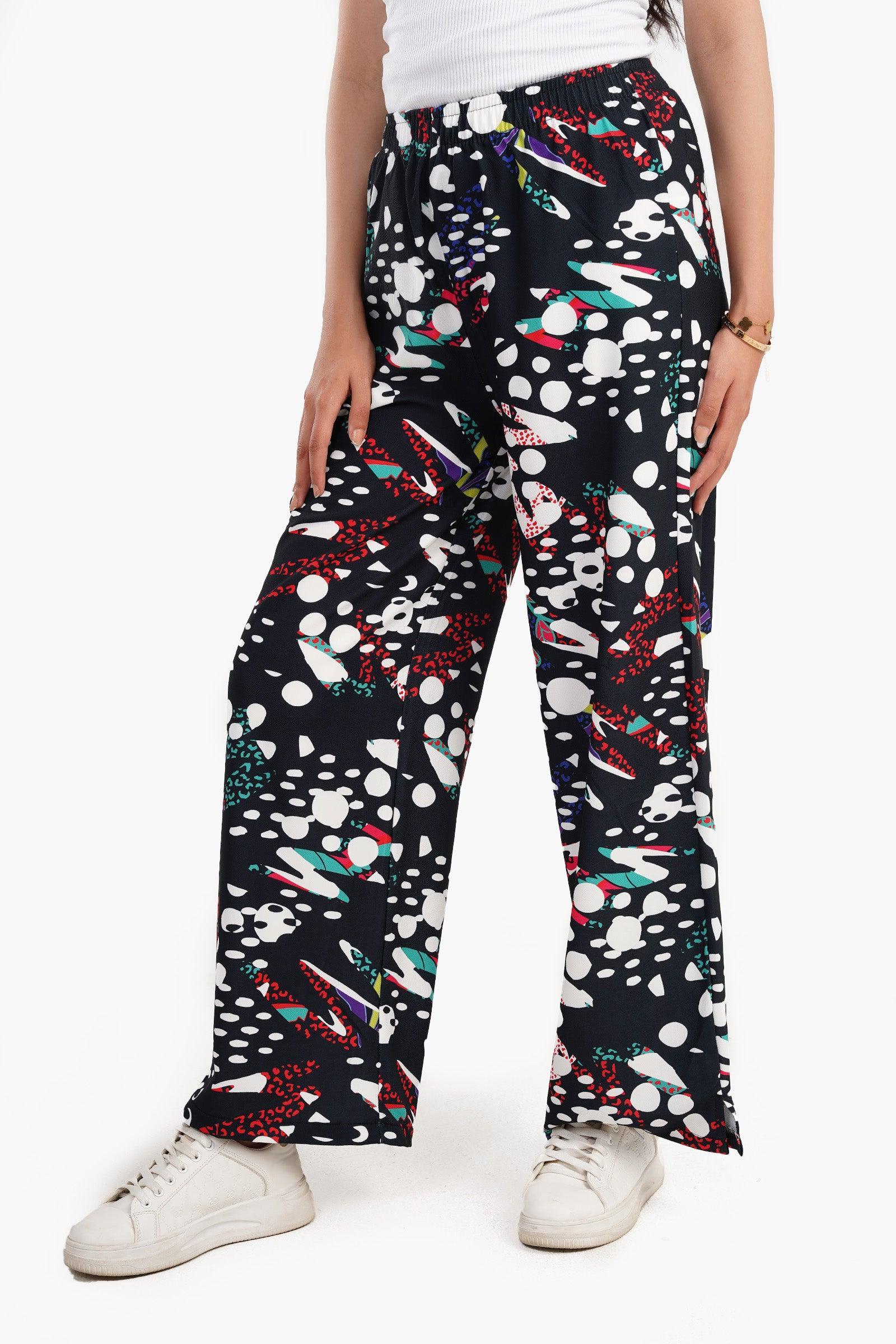 Clue - Crepe Printed Pants 2