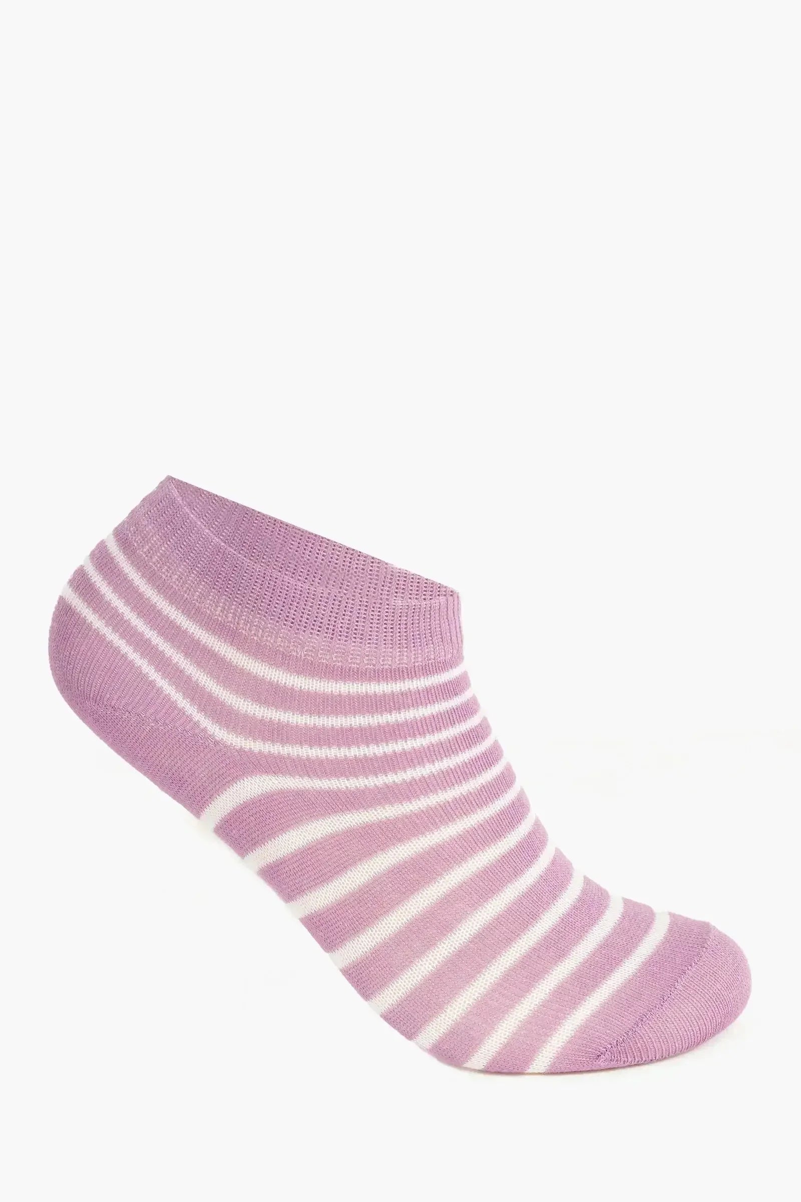 Carina - Girly Striped Socks - 3 Pairs 1