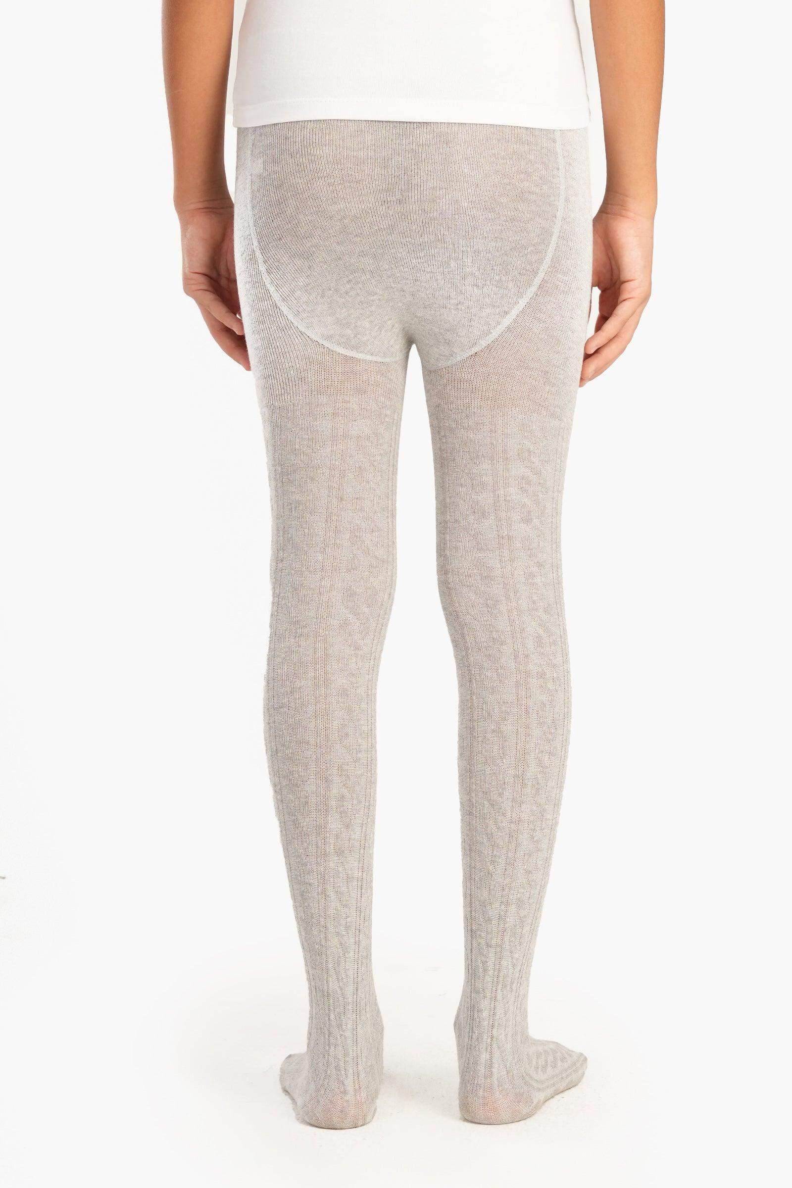 Carina - Girly Cotton Plain Pantyhose 6