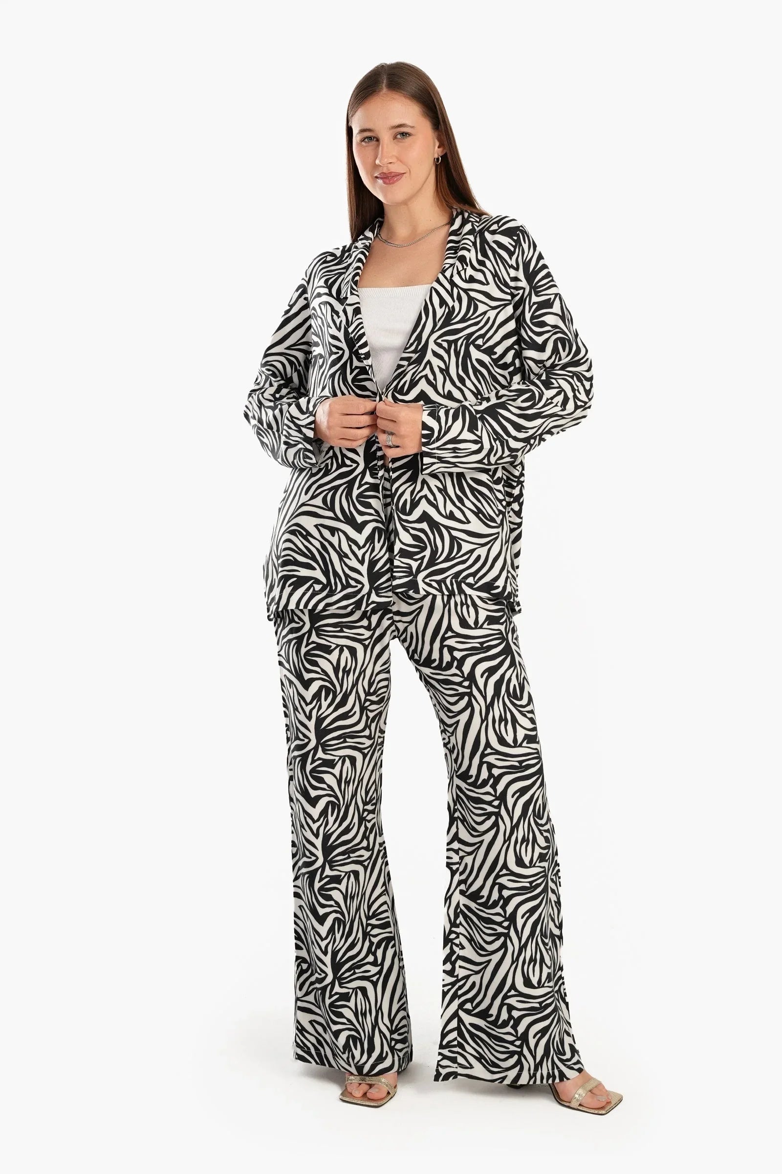 Clue - All Over Animal Print Pants 8