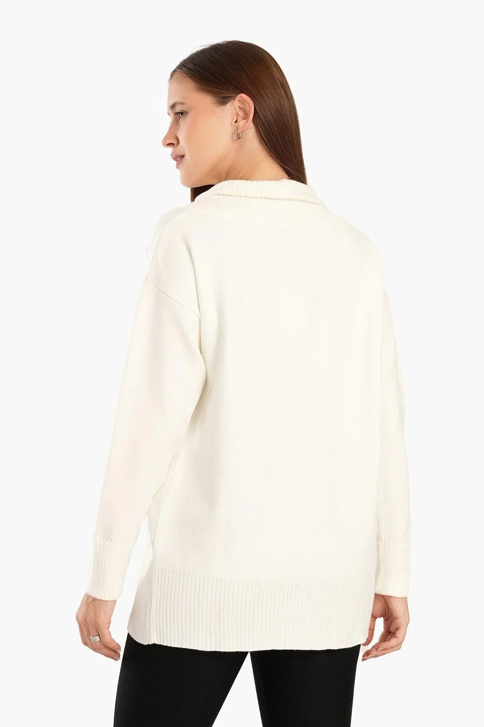 Clue - Double Breasted Chunky Cardigan 2