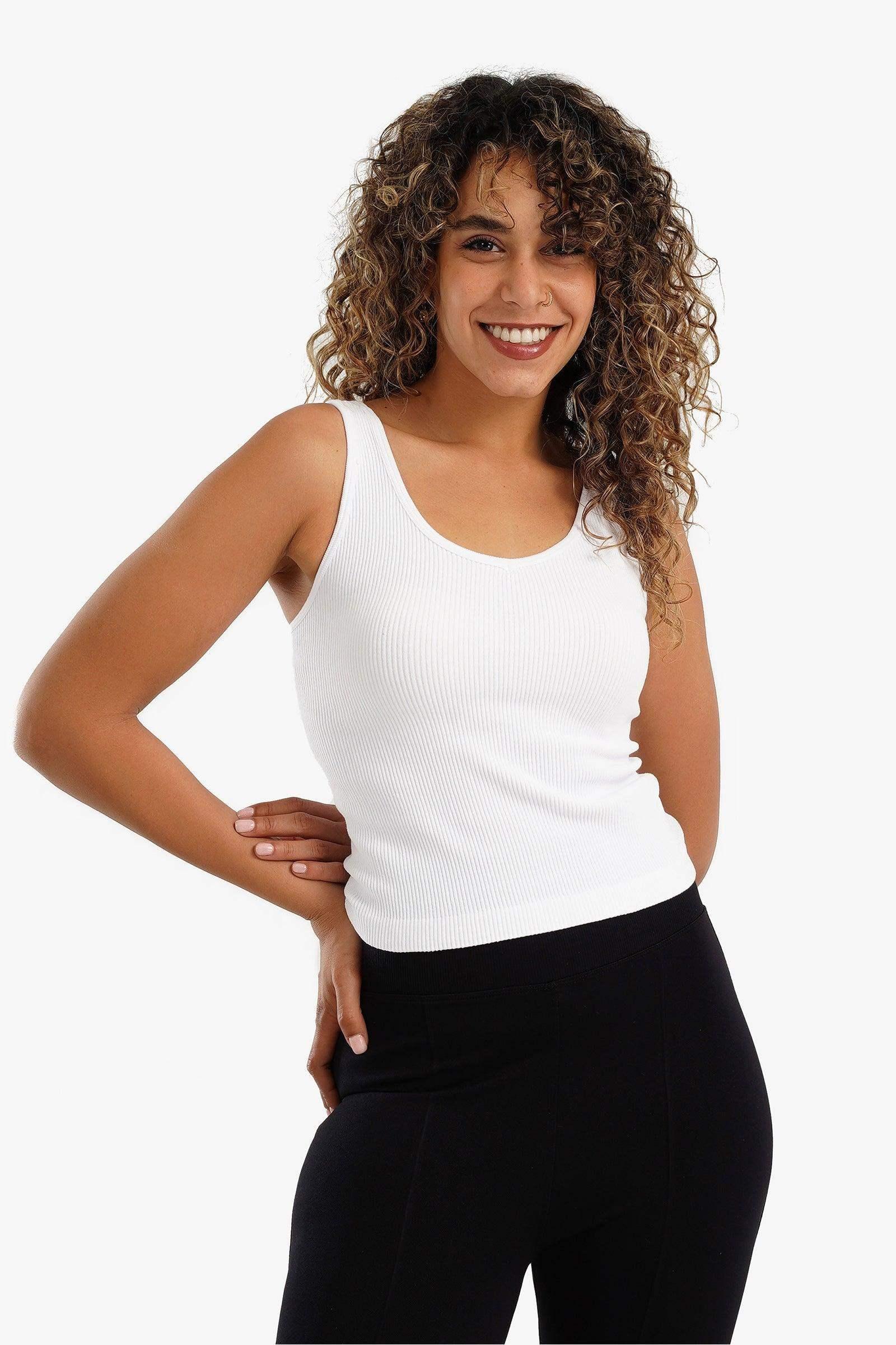 Carina - Square Back Ribbed Top 1