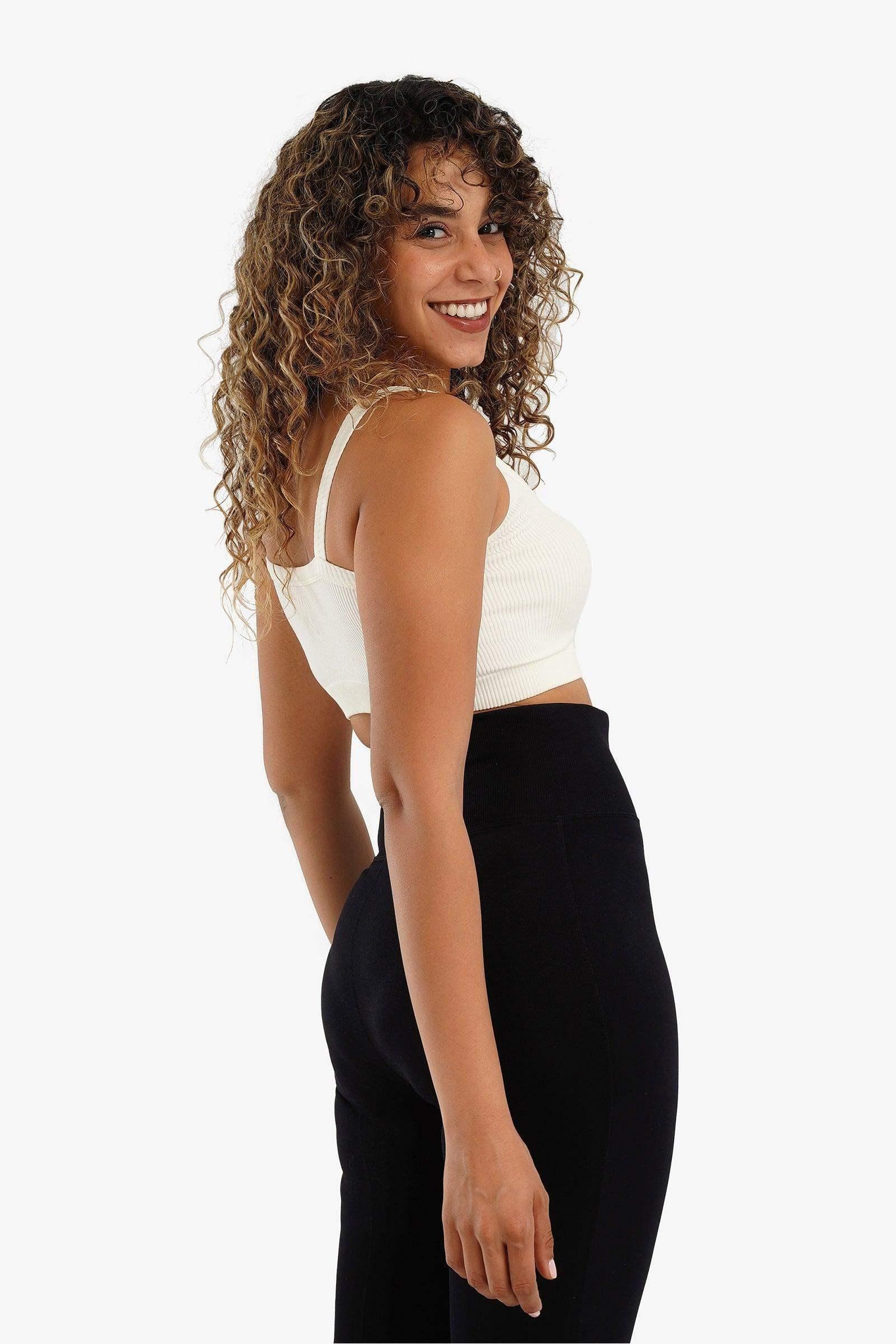 Carina - Plunge Neck Crop Top 2
