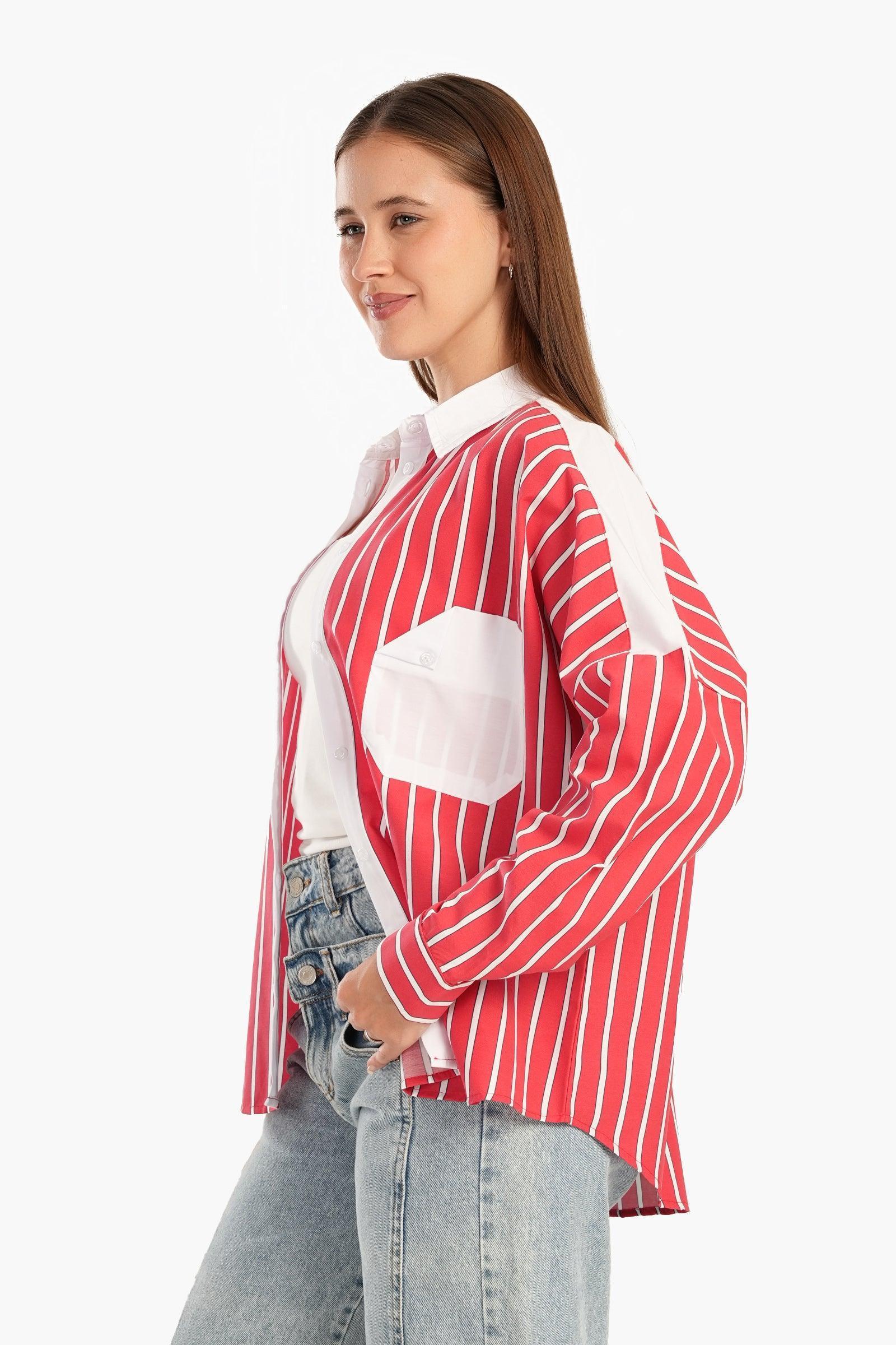 Clue - Striped Watermelon & White Shirt 3