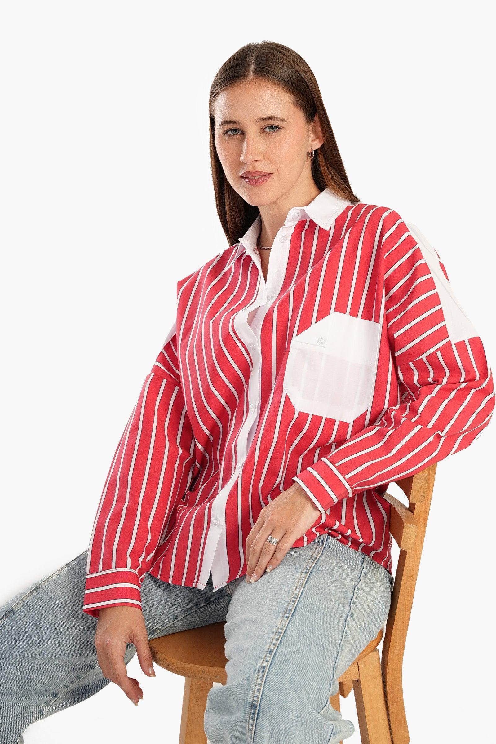 Clue - Striped Watermelon & White Shirt 1