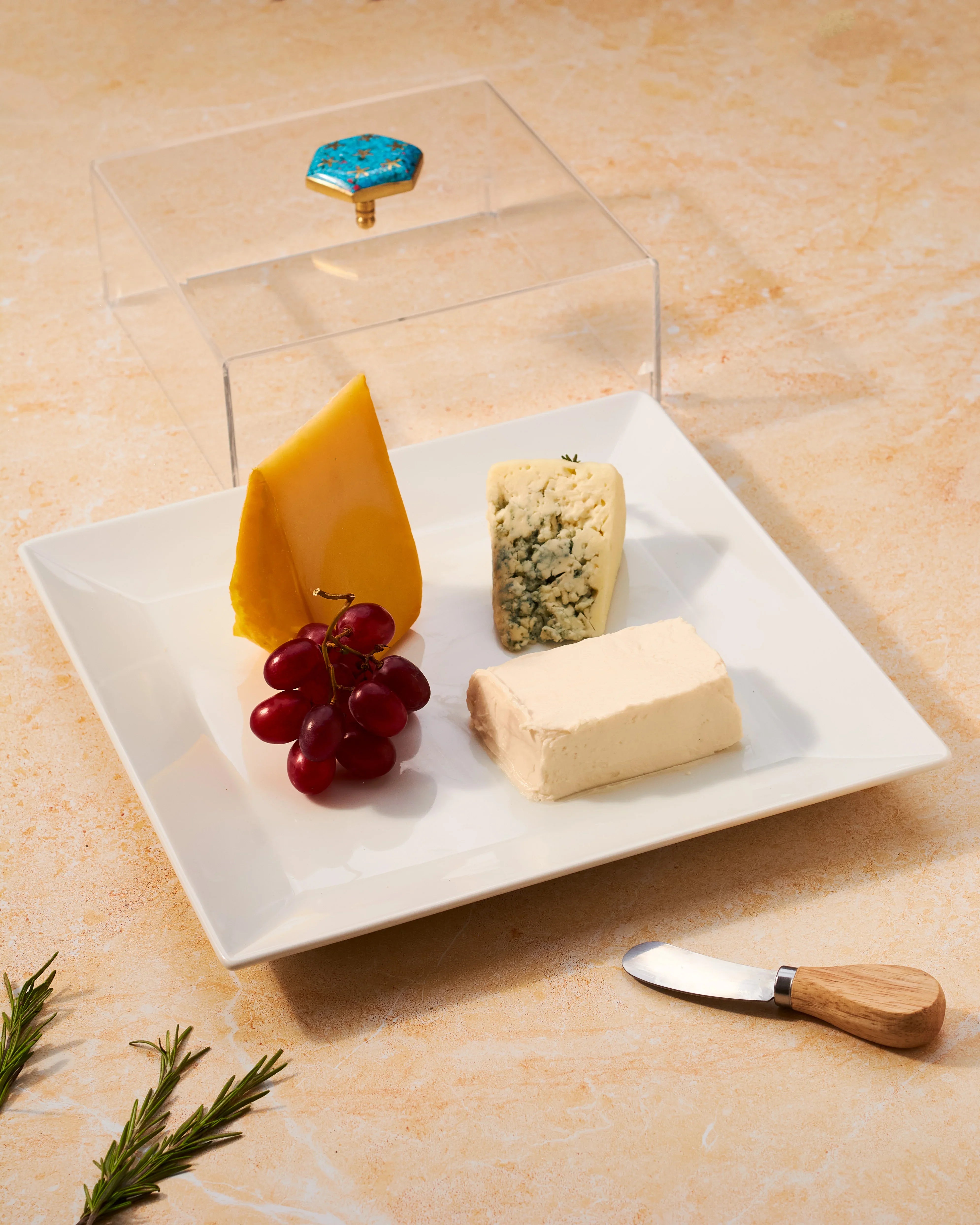 Rechote - Starline Squared porcelain serving plate 1