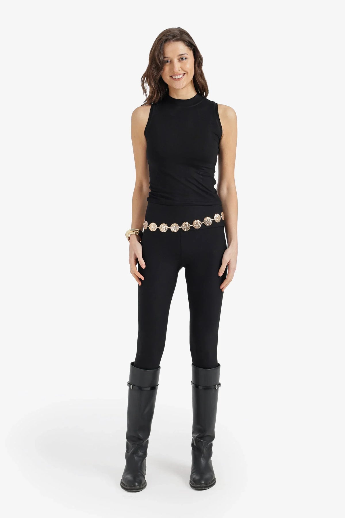 Mock-Neck Crop Top - Clue 10