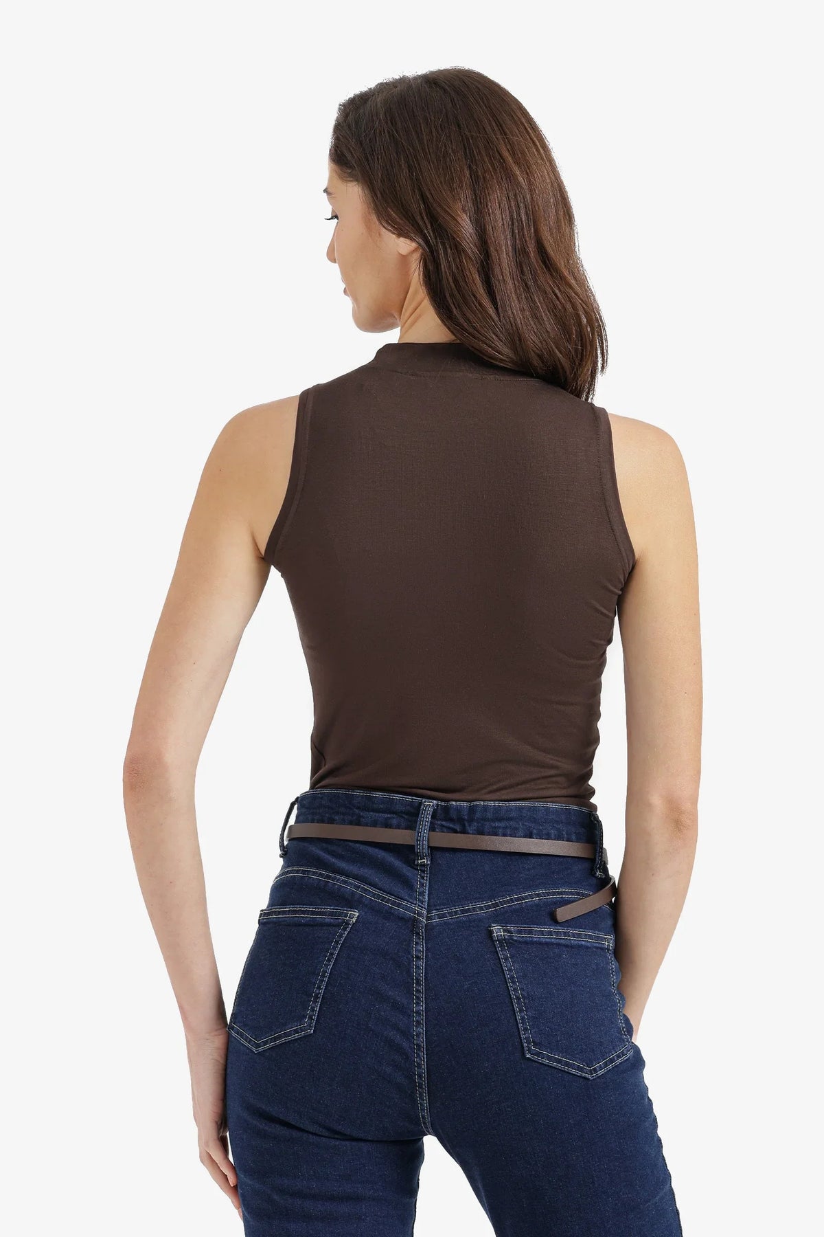 Mock-Neck Crop Top - Clue 5