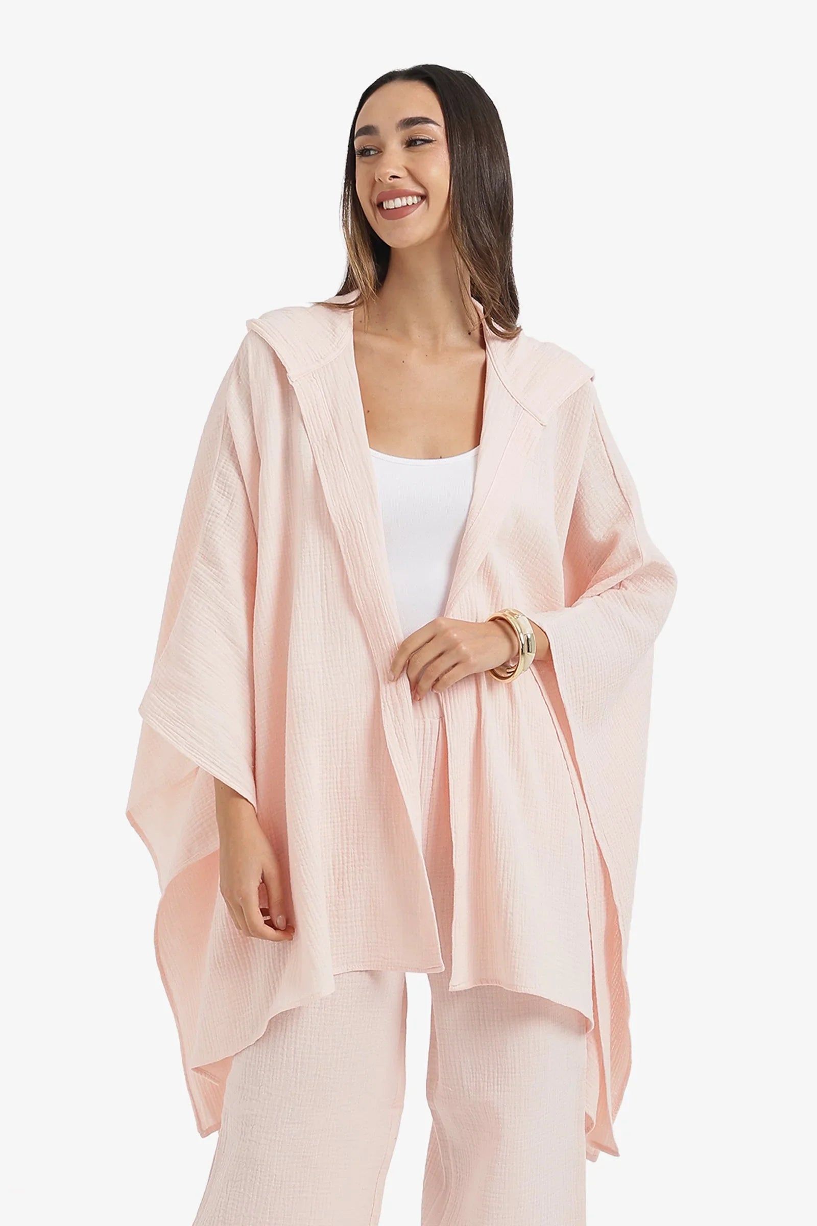 Hooded Lounge Cardigan - Carina 3
