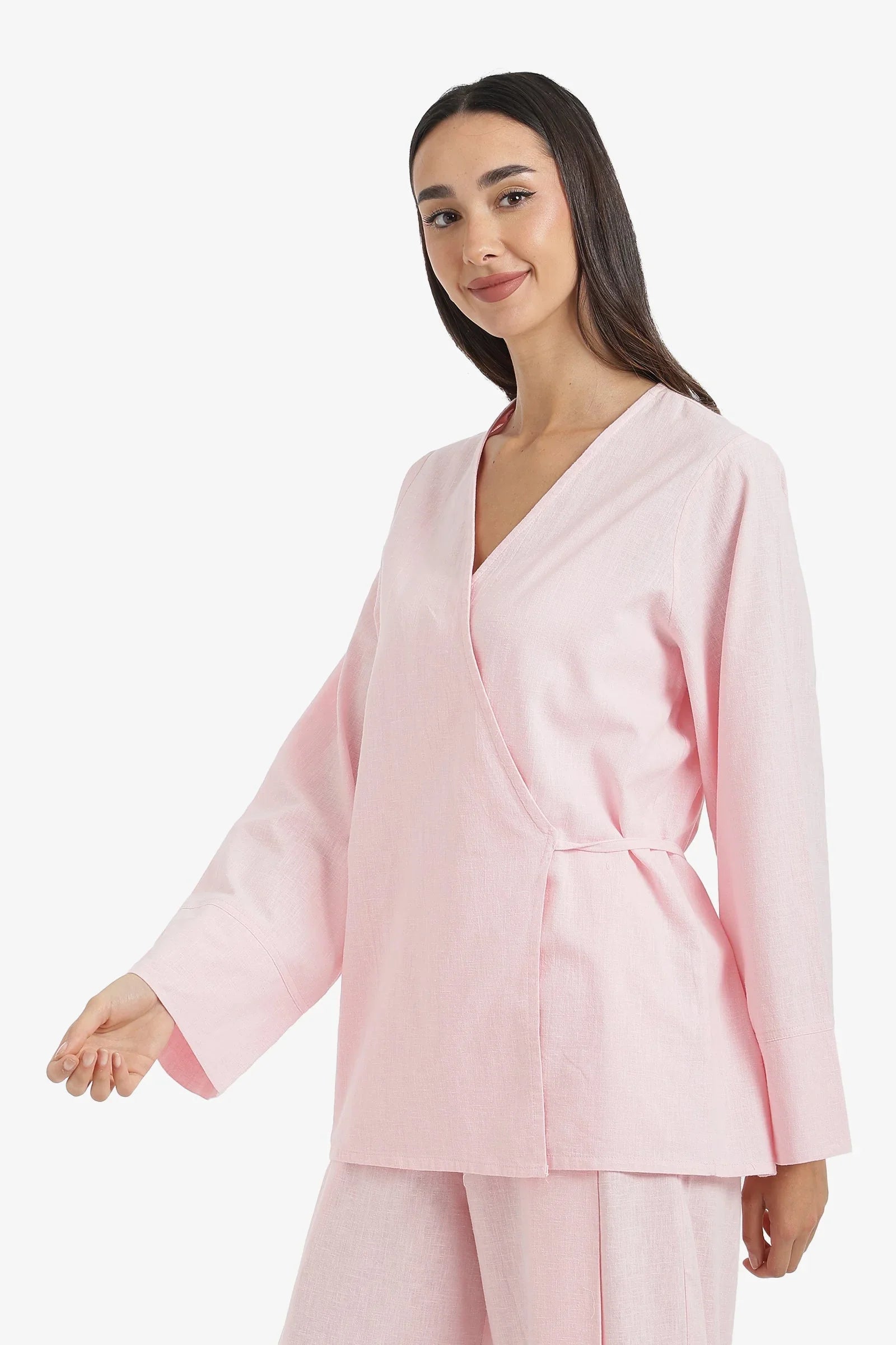 Wrap Lounge Cardigan - Carina 3