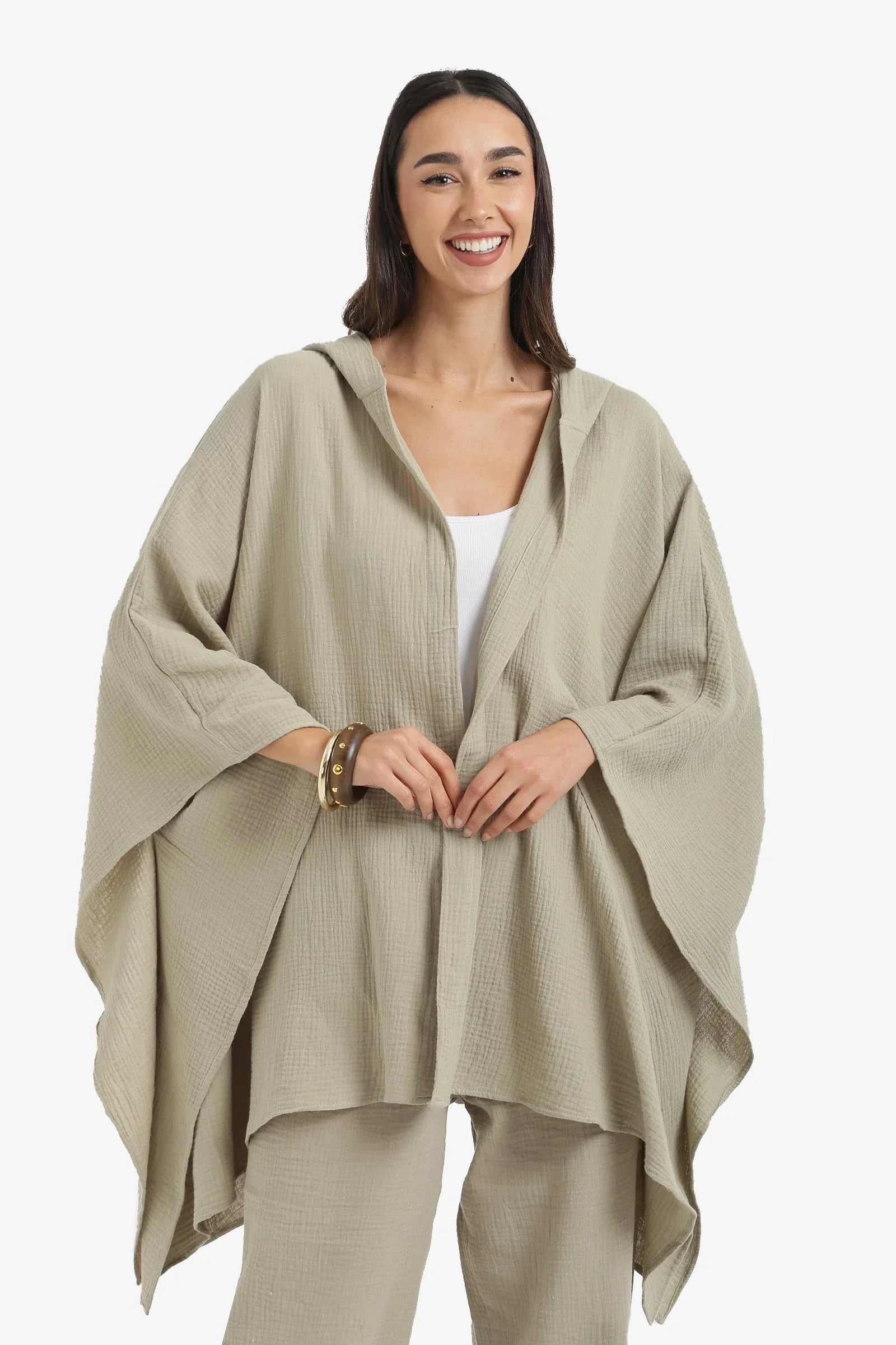 Hooded Lounge Cardigan - Carina 1