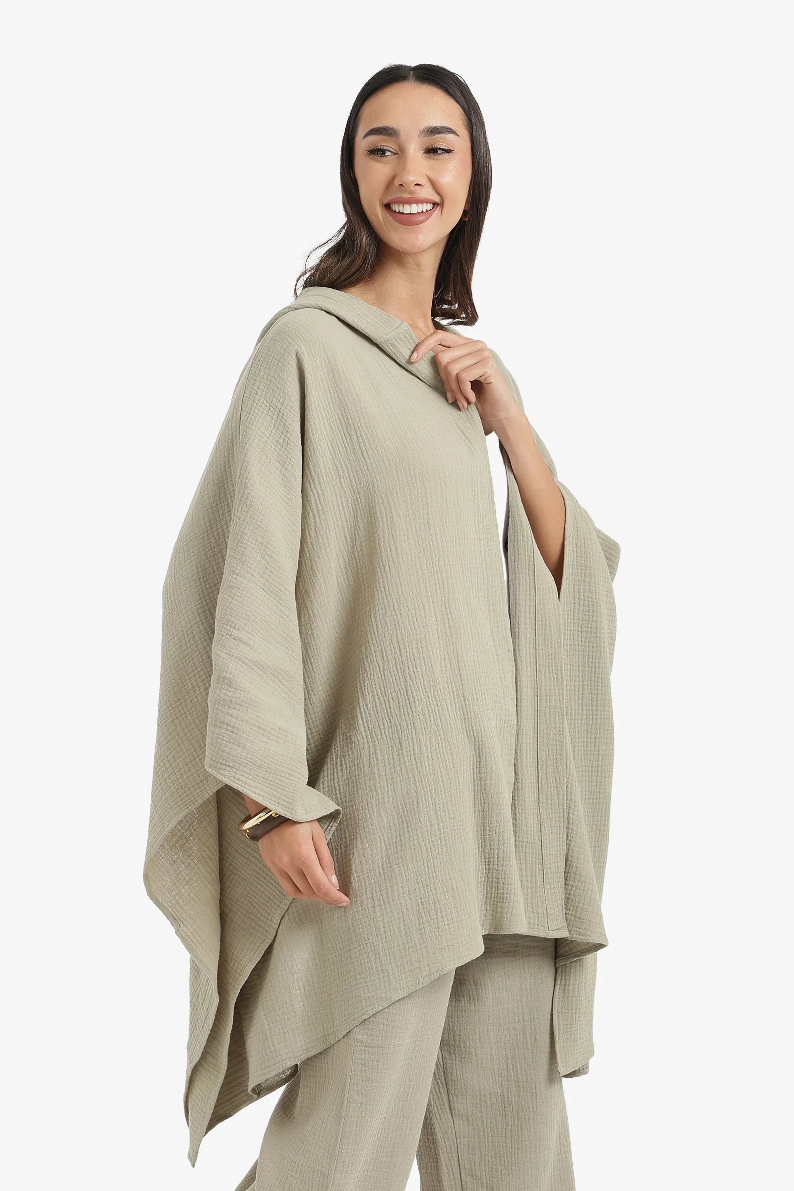 Hooded Lounge Cardigan - Carina 2