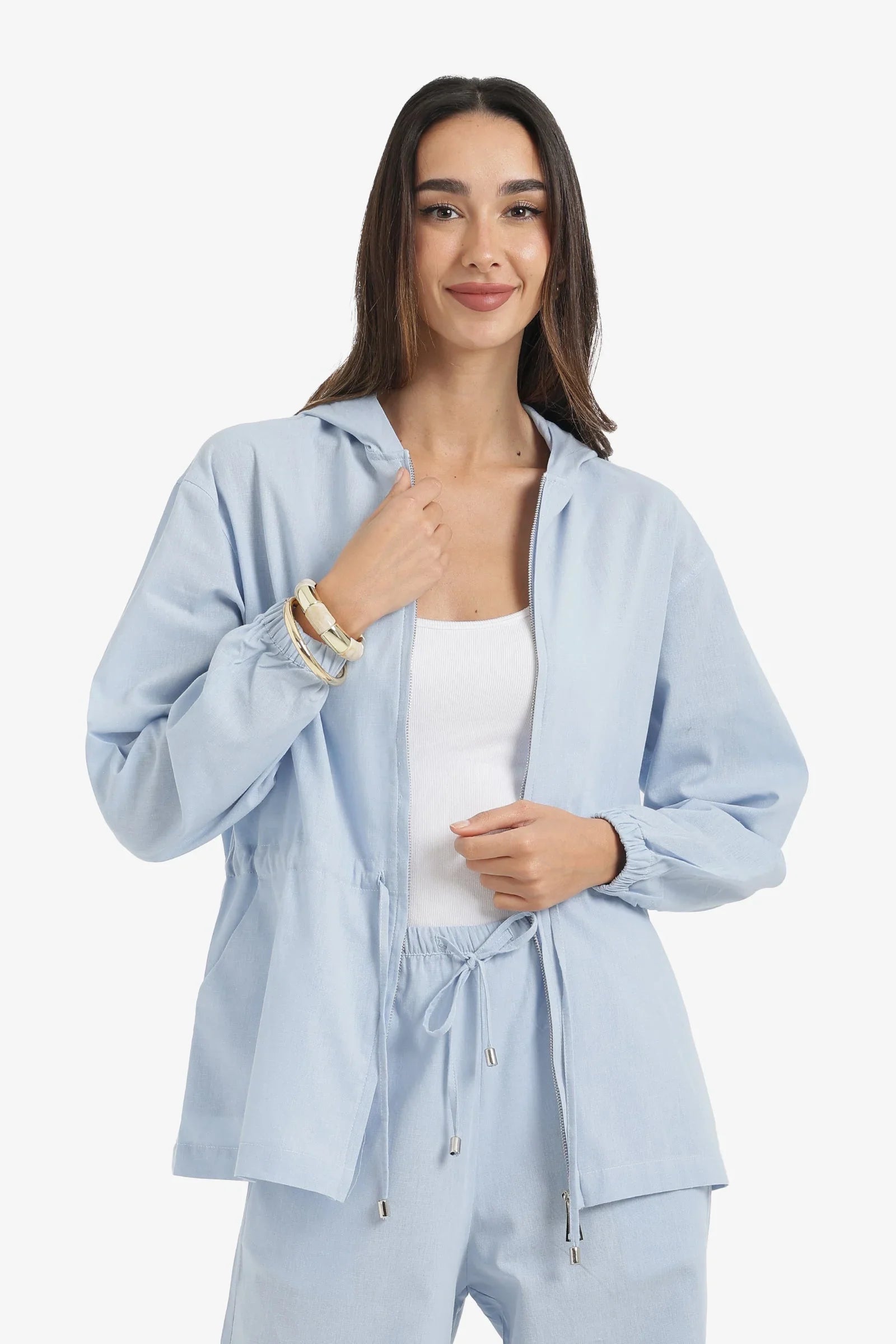 Drawstring Lounge Jacket - Carina 10