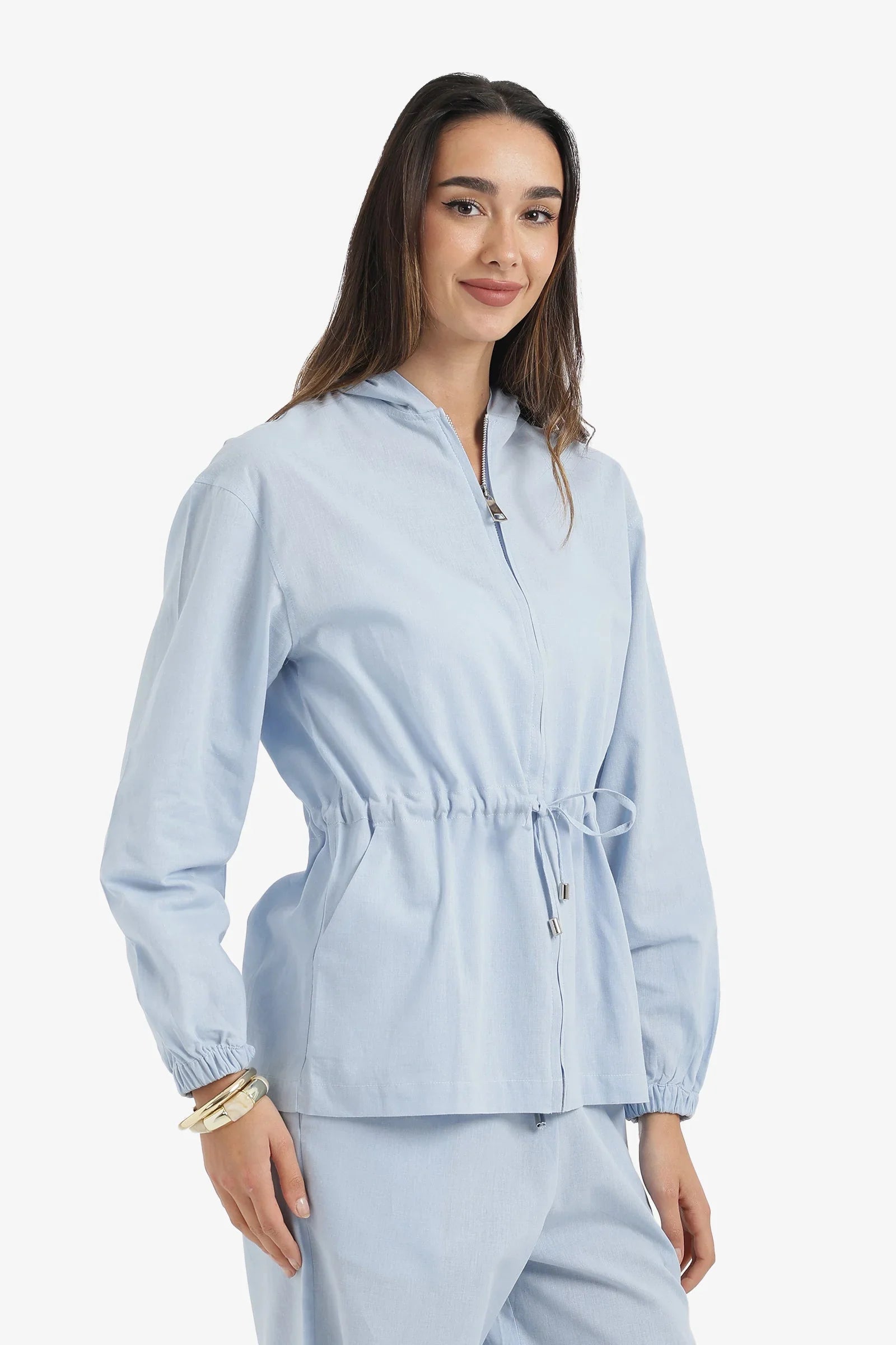Drawstring Lounge Jacket - Carina 9