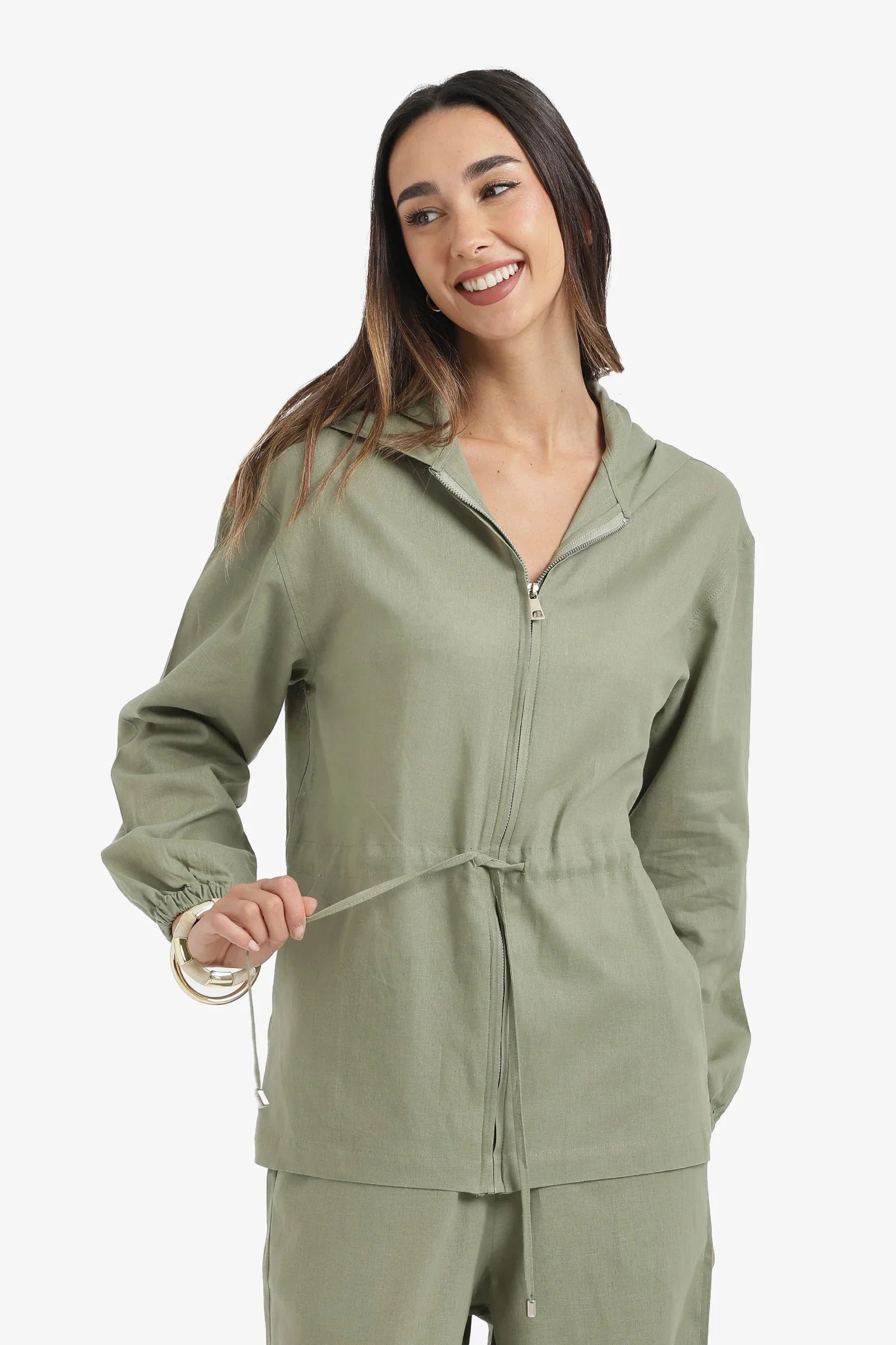 Drawstring Lounge Jacket - Carina 2
