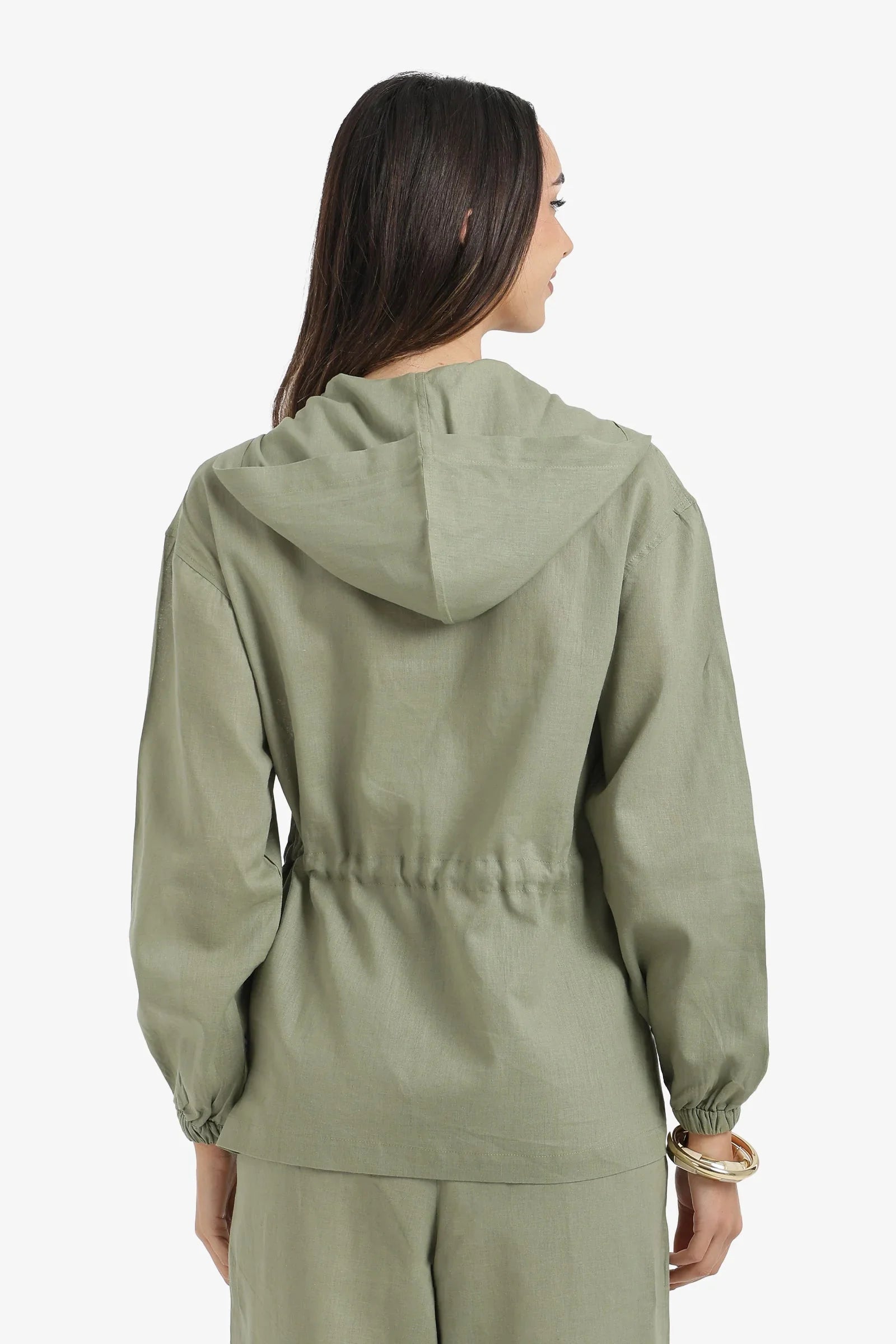 Drawstring Lounge Jacket - Carina 3