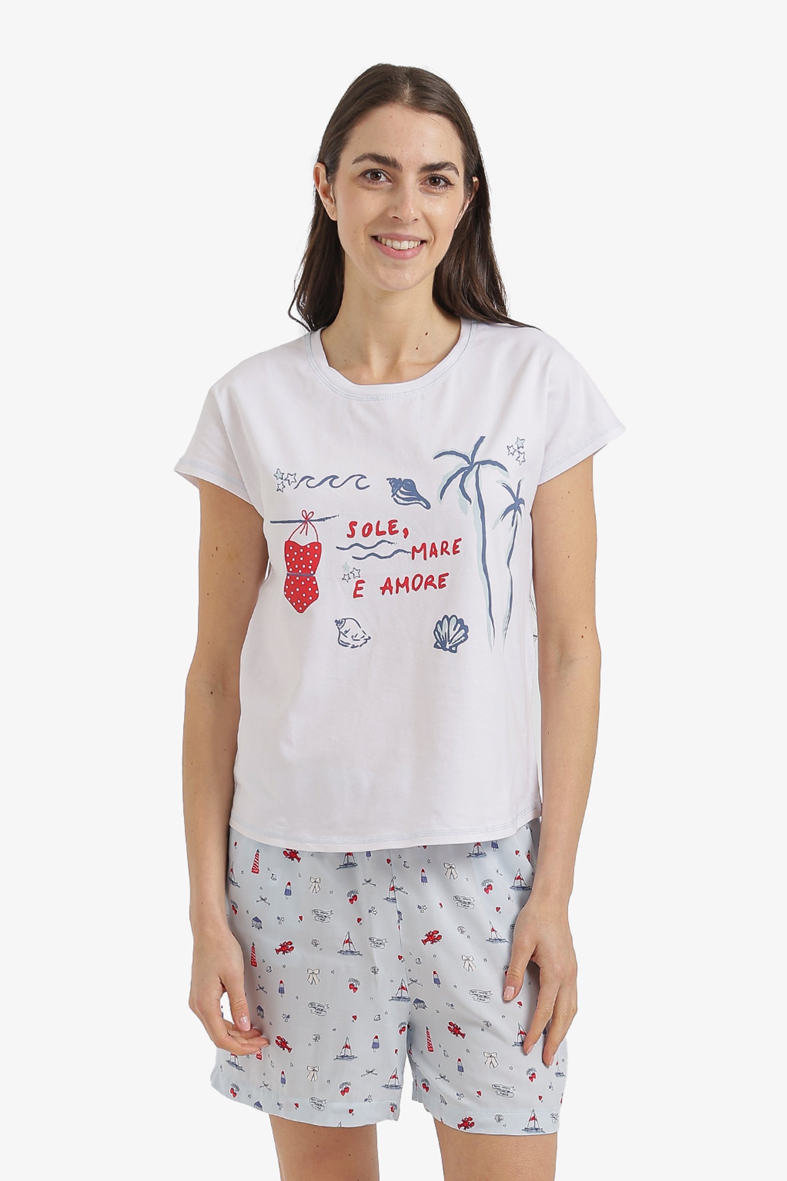 Seaside Holiday Pyjama Set - Carina - Babazzaro