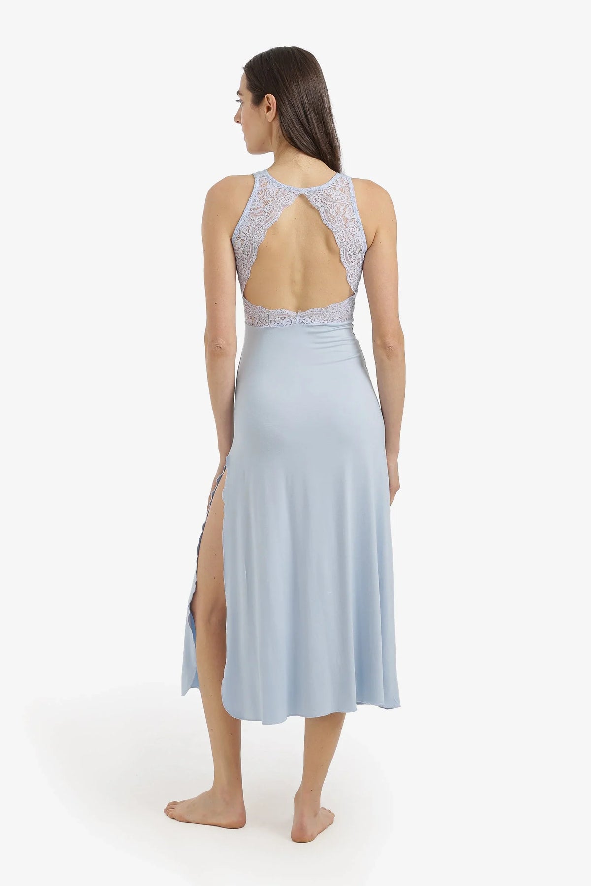 Side-Slit Midi Nightgown - Carina 1