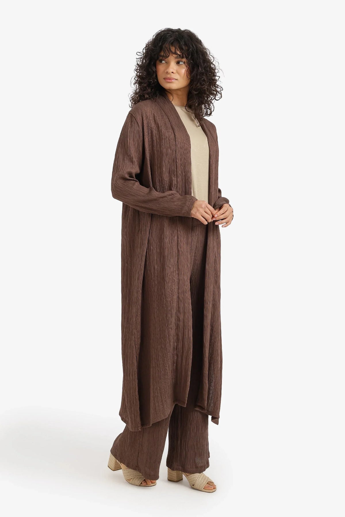 Textured Midi Kimono - Clue 3
