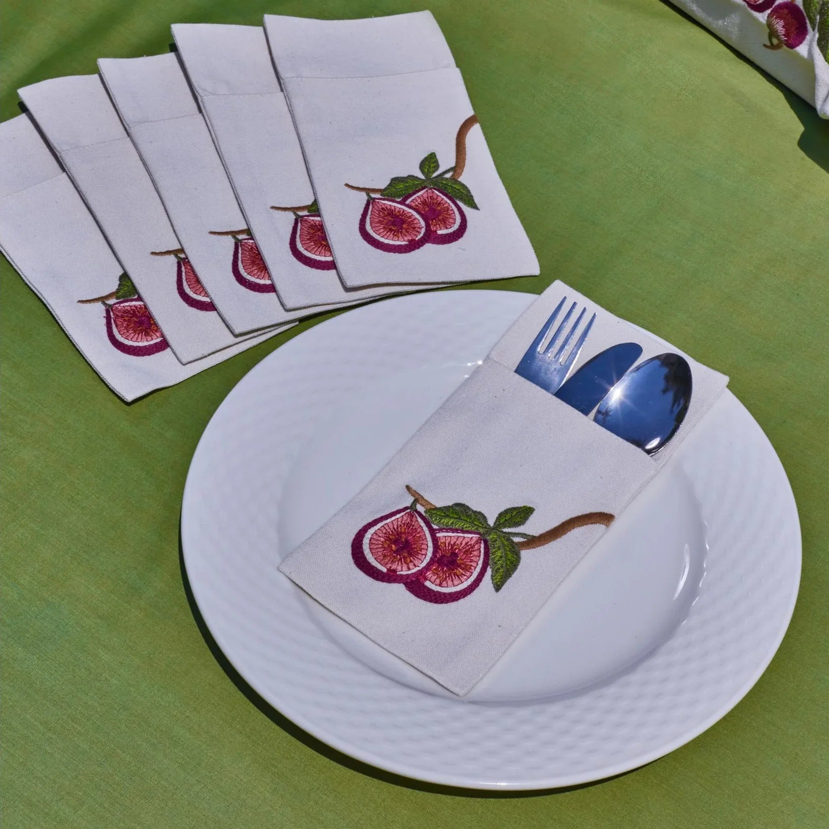 Fig Field Cutlery Sleevess Set - Ticas