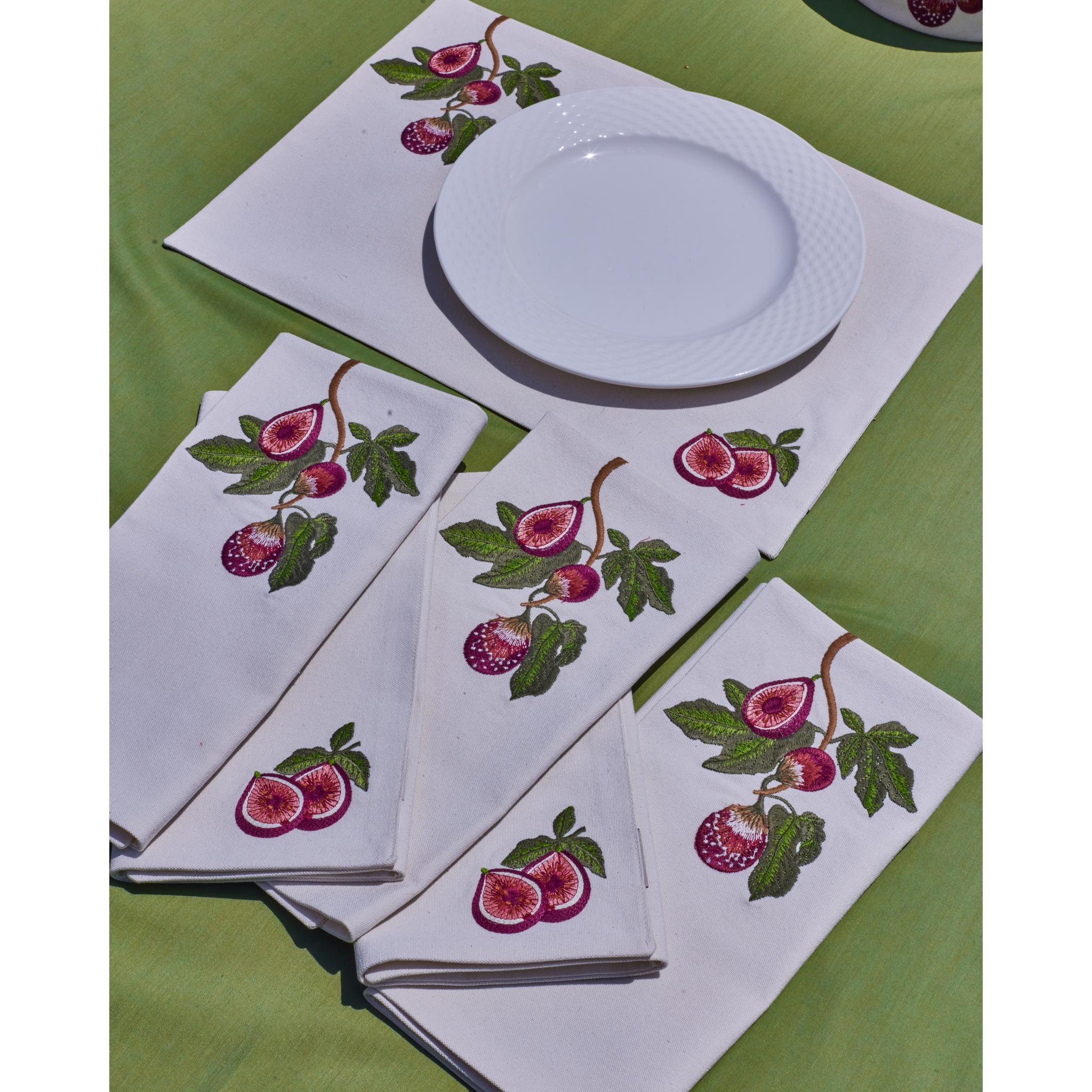 Fig Field Placemats Set - Ticas
