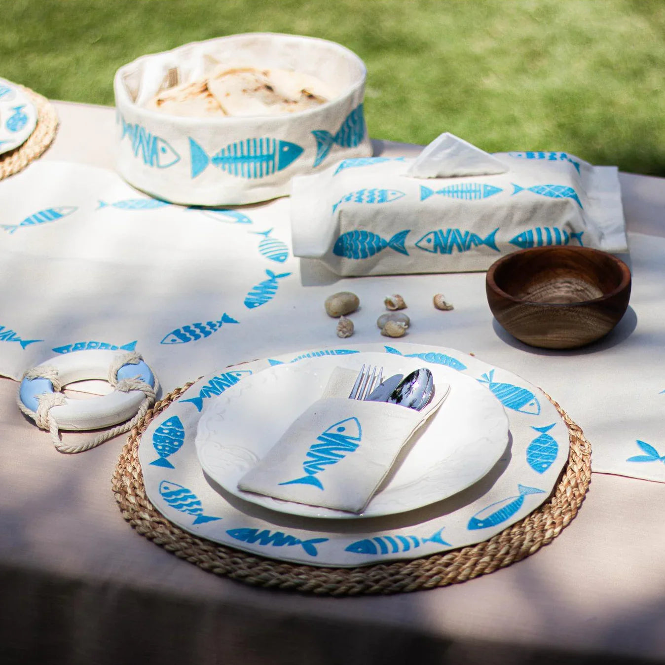 Fish Party Cutlery Sleeves Set - Ticas