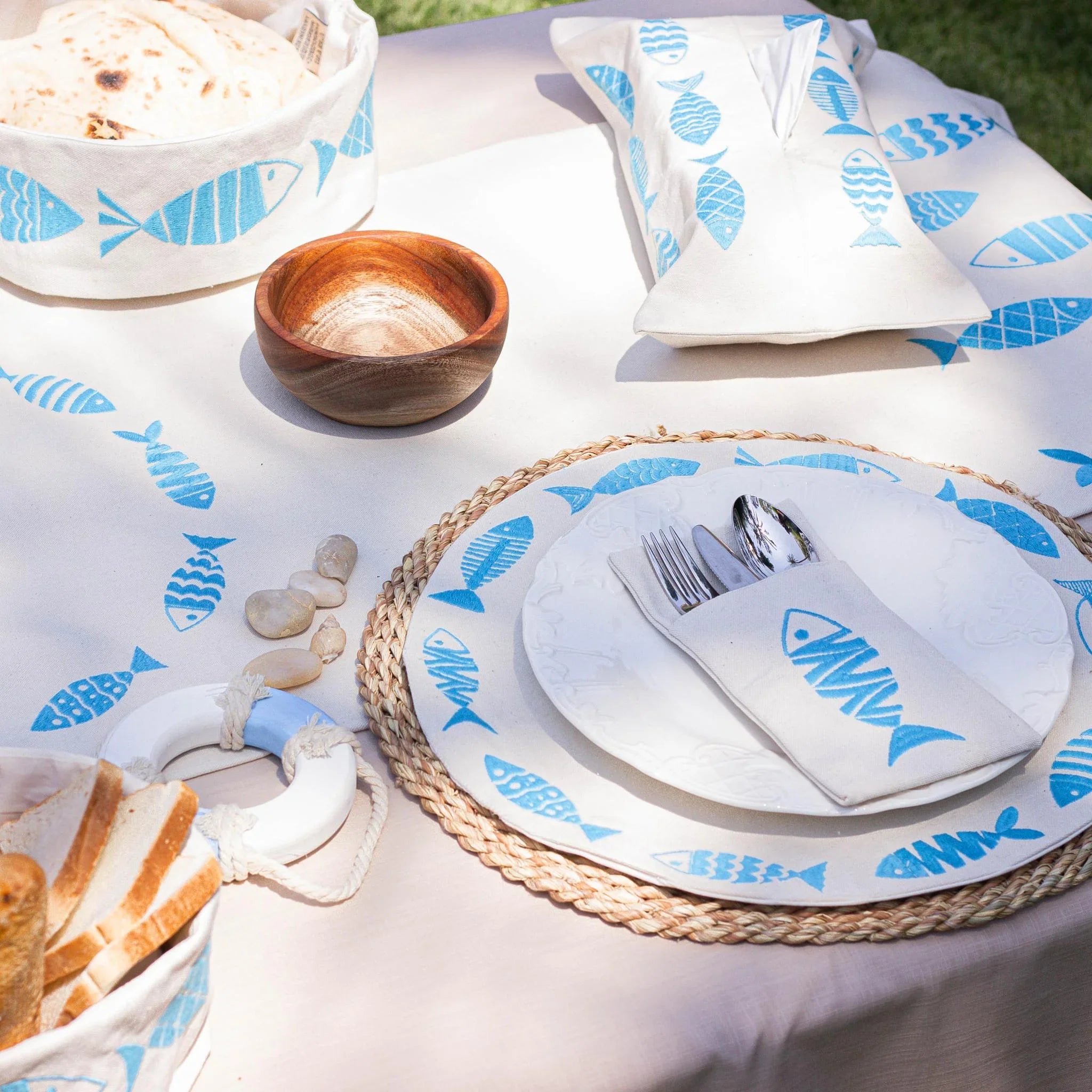 Fish Party Cutlery Sleeves Set - Ticas