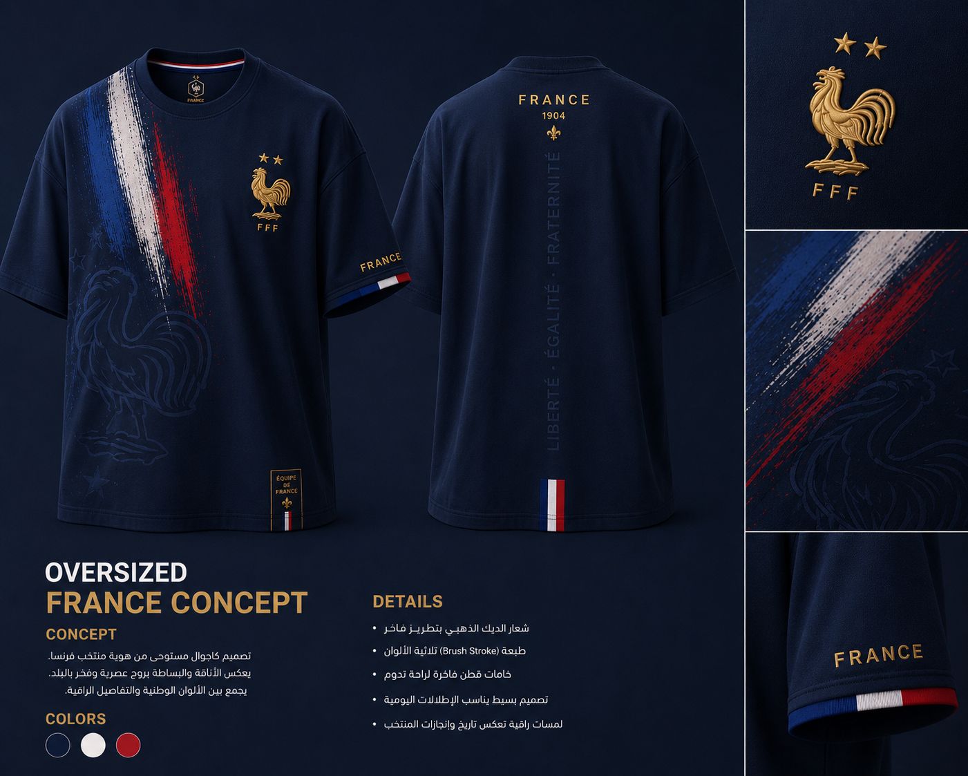 France Concept T-shirt - Mexici