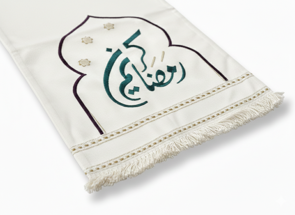 Urbantique - Ramadan Kareem with Green writing Runner 4