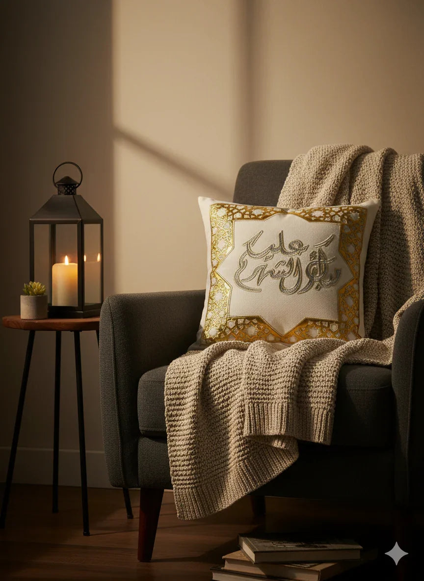 Urbantique - Mubarak 3alekom Elshahr Cushion 4