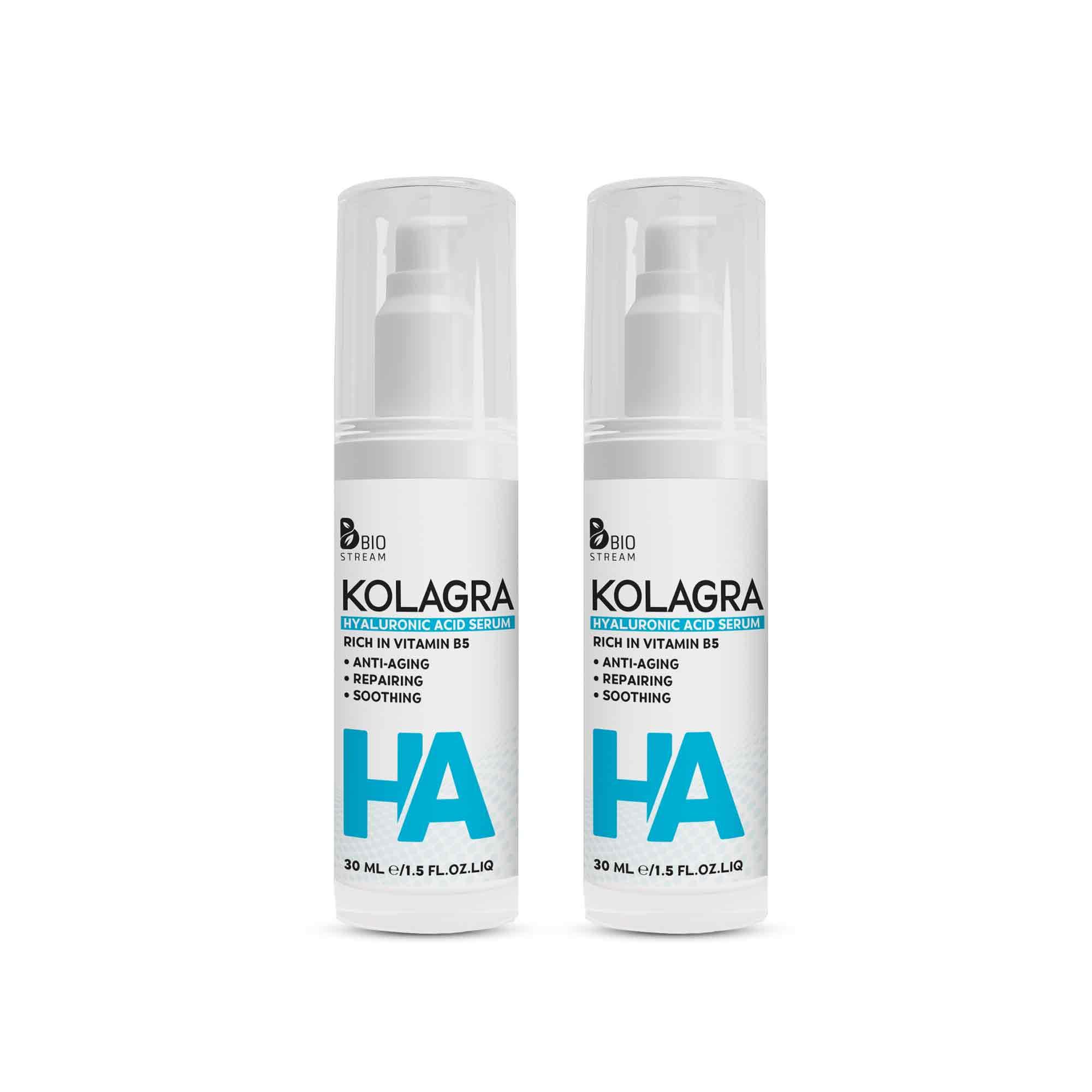Biostream - Kolagra MulticolorOffer Hyaluronic acid serum 1+1 1