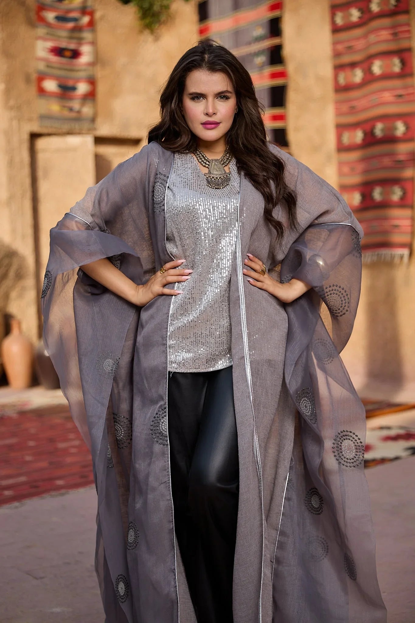 Dress Code - Grey butterfly 1